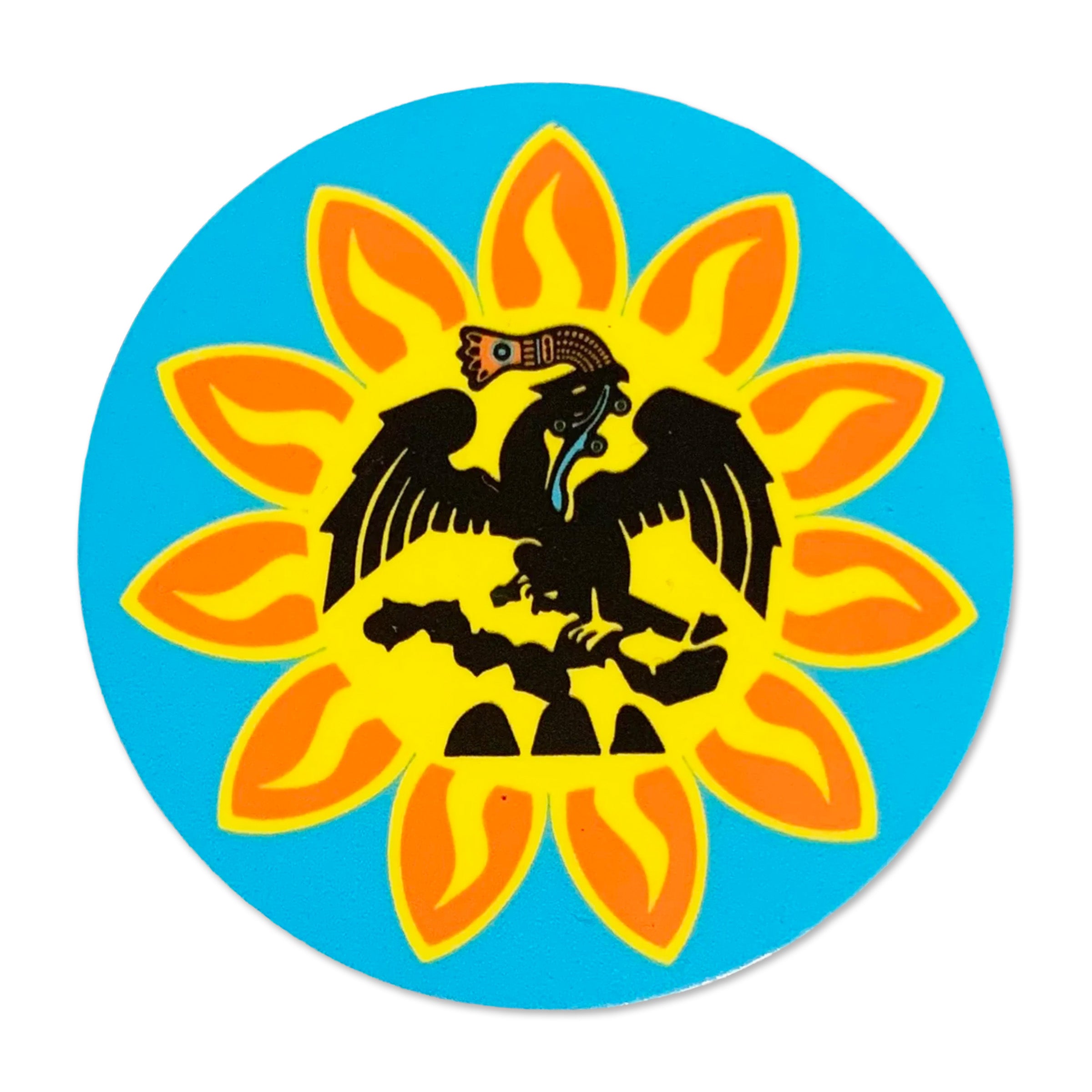Sticker - Mexica Flag 3”