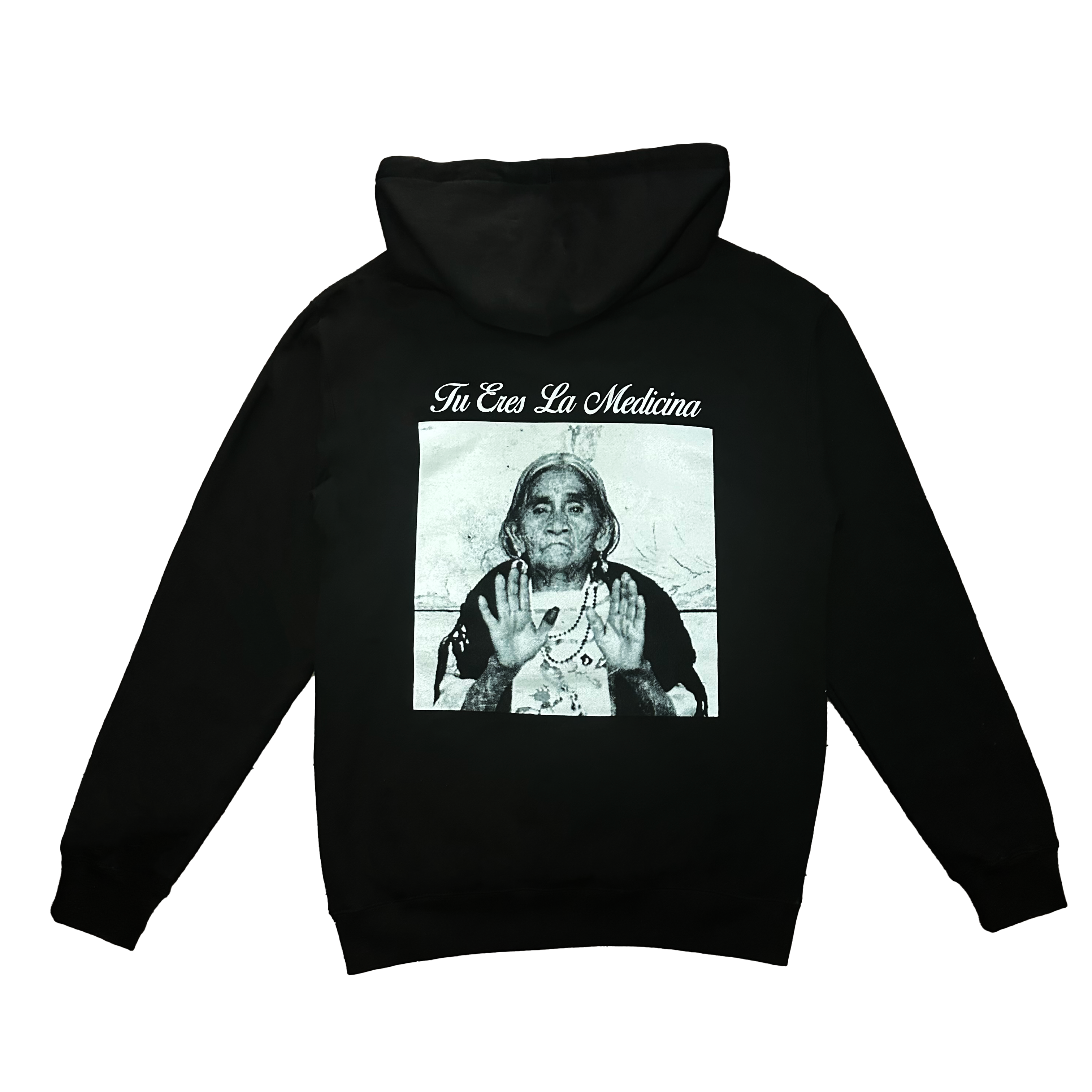 Hoodie - Tu Eres La Medicina - Black