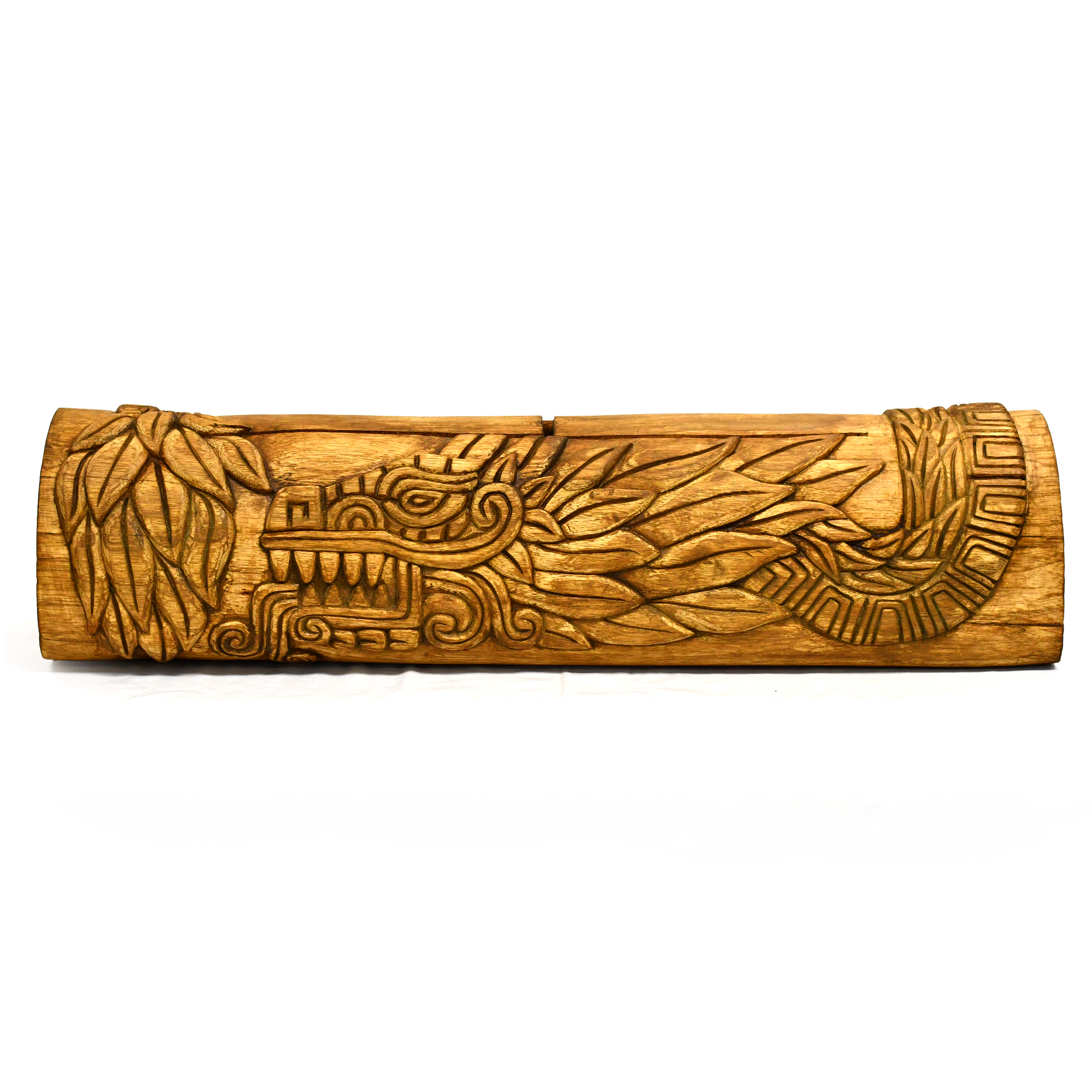 Teponaztli - Quetzalcoatl - 36"