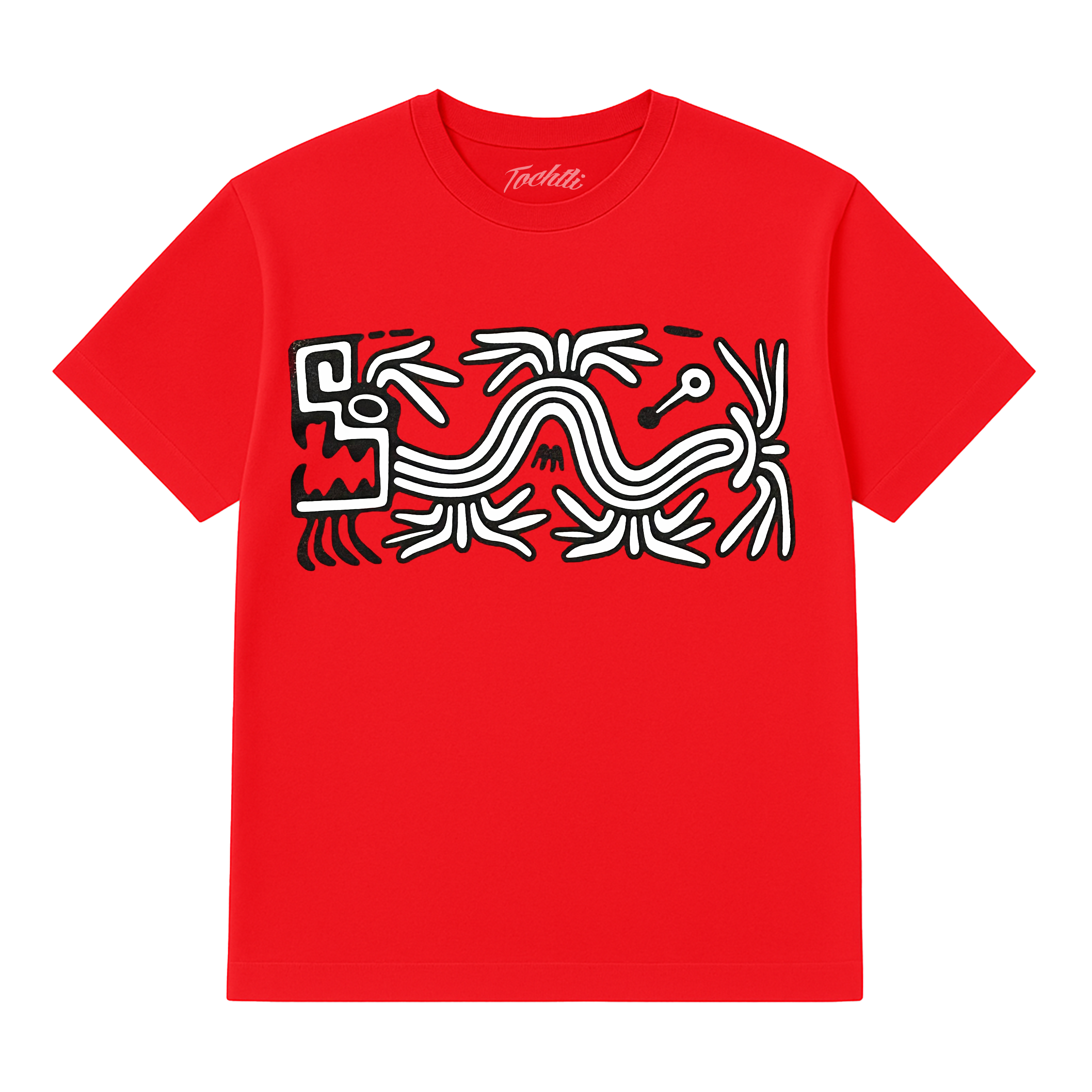 Top - Quetzalcoatl - Red
