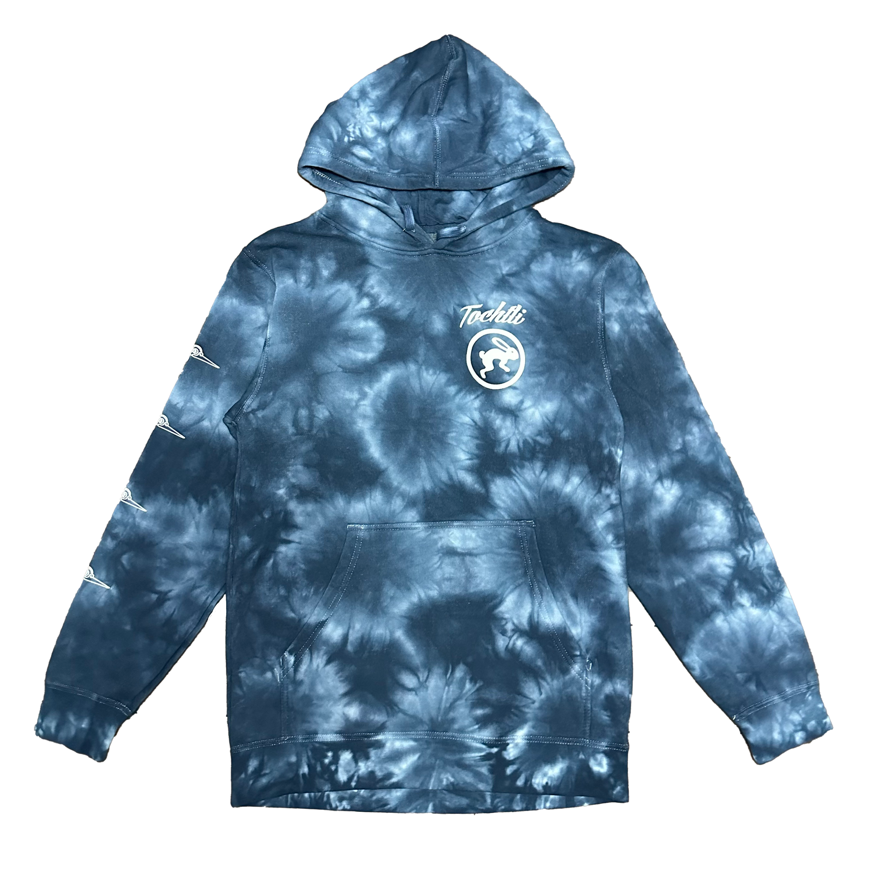 Hoodie - Huitzilopochtli - Navy Tie Dye
