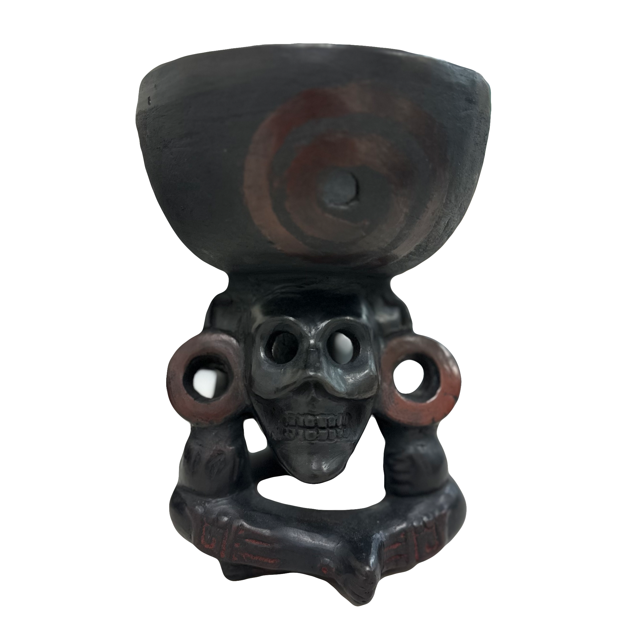 Popoxcomitl - Huehueteotl Sitting Skull large