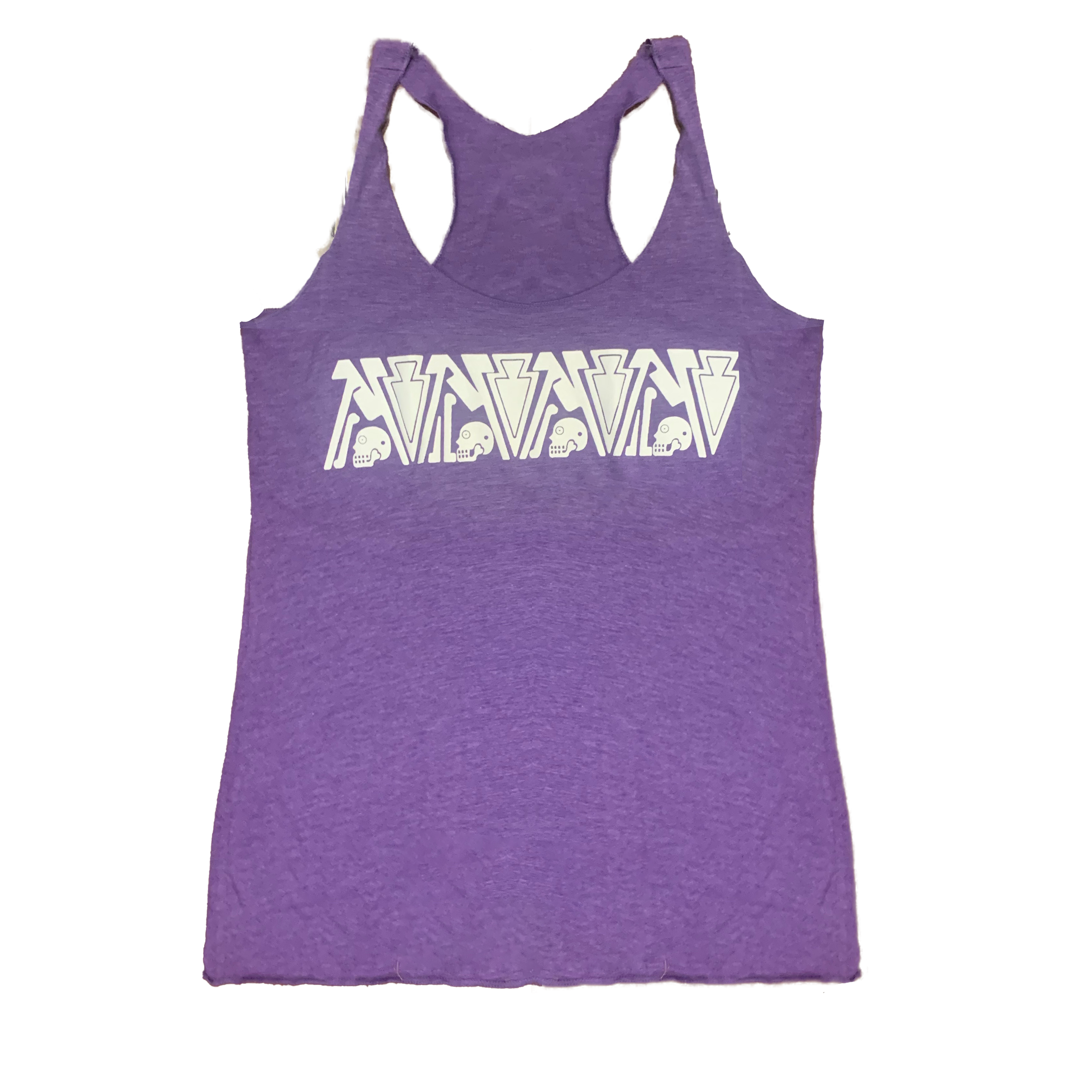 Tank Top - Ladies Flowy Razor Back - Mictlan Purple