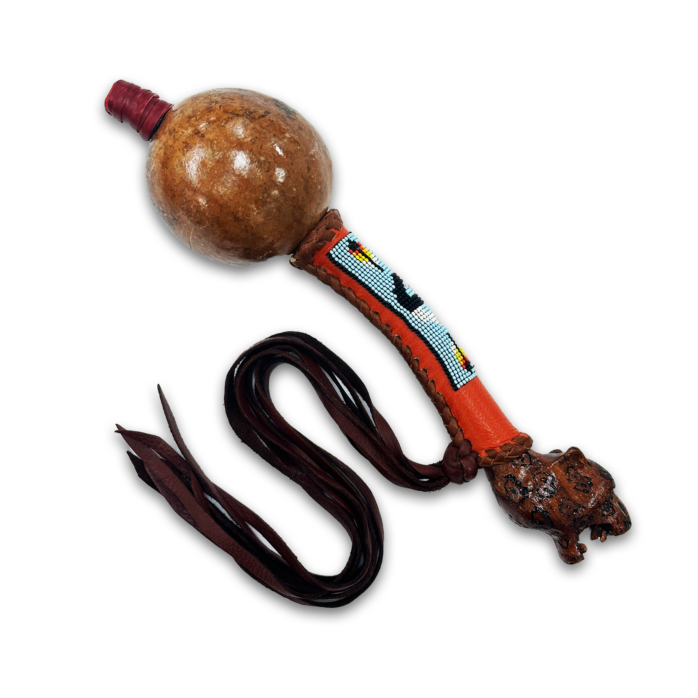 Dance - Gourd Sonaja (Rattle) - Beaded 2