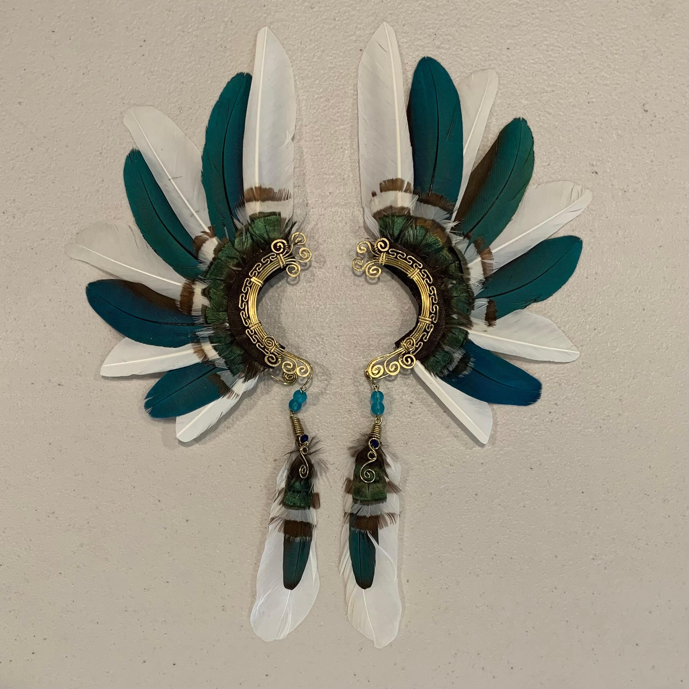 Feather wing Earrings 558