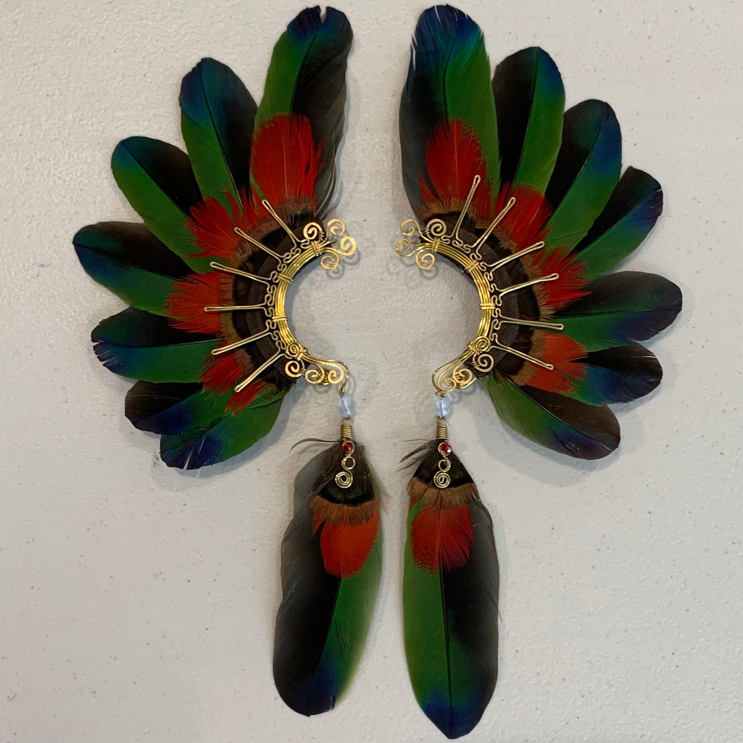 Feather wing Earrings 532