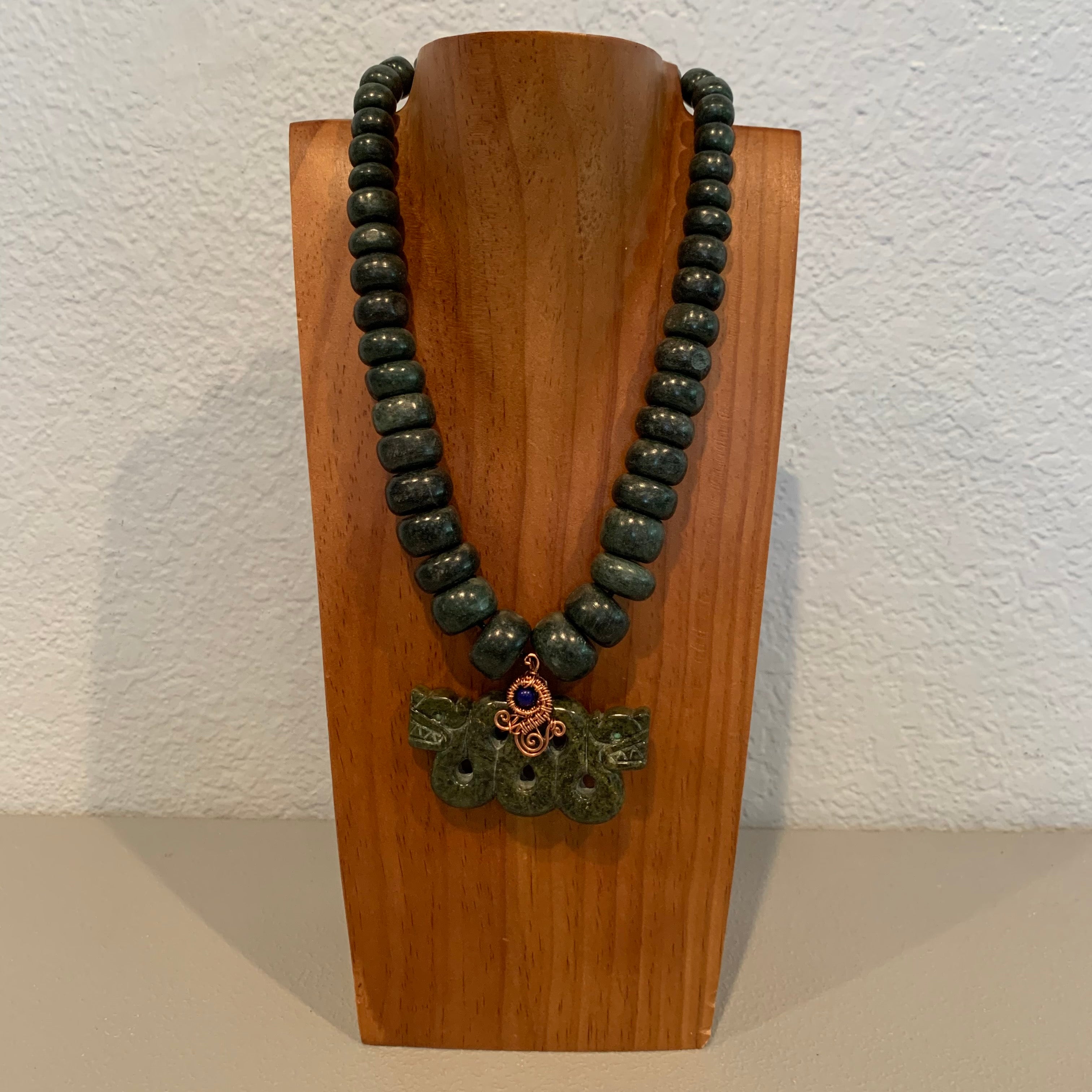 Necklace - Guatamala Jade Quetzalcoatl 31