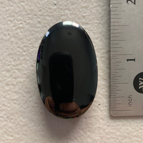 Obsidian - 1.5” circle oval