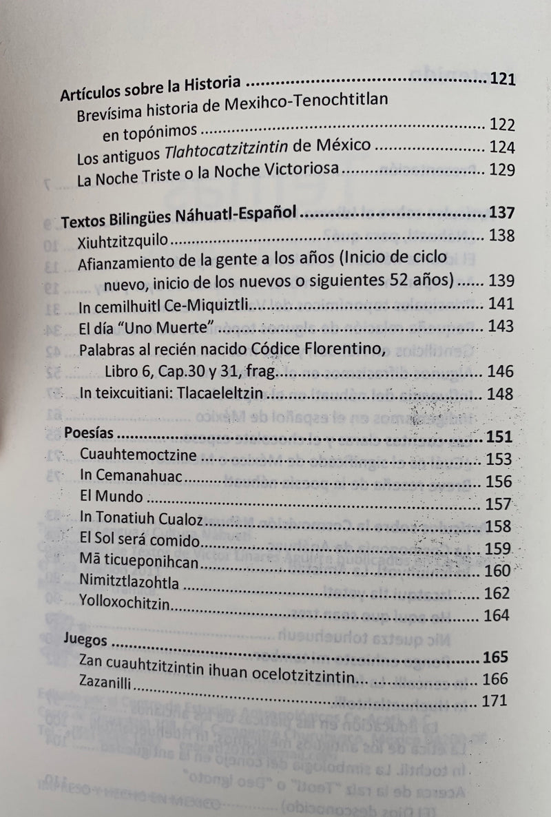 Book - Temas de la Lengua Nahuatl