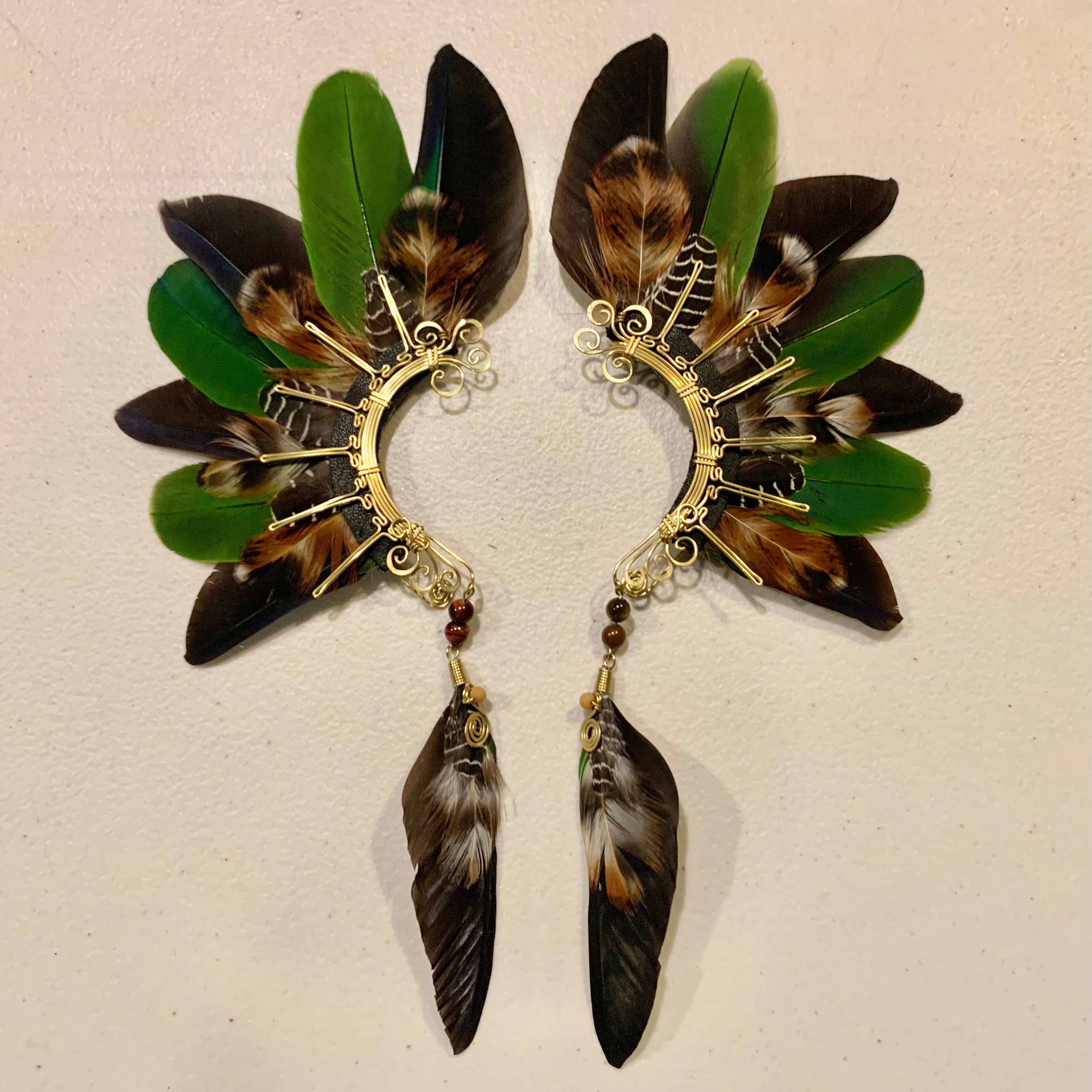 Feather wing cuff Earrings 725