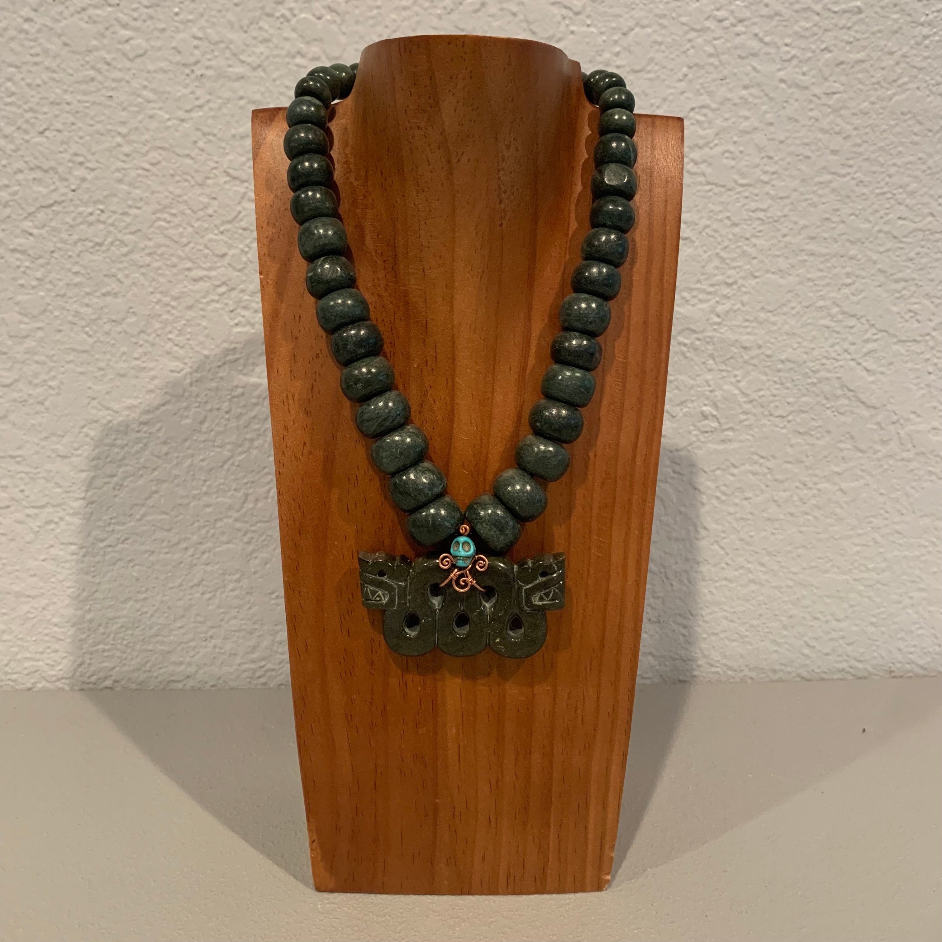 Necklace - Guatamala Jade Quetzalcoatl 38