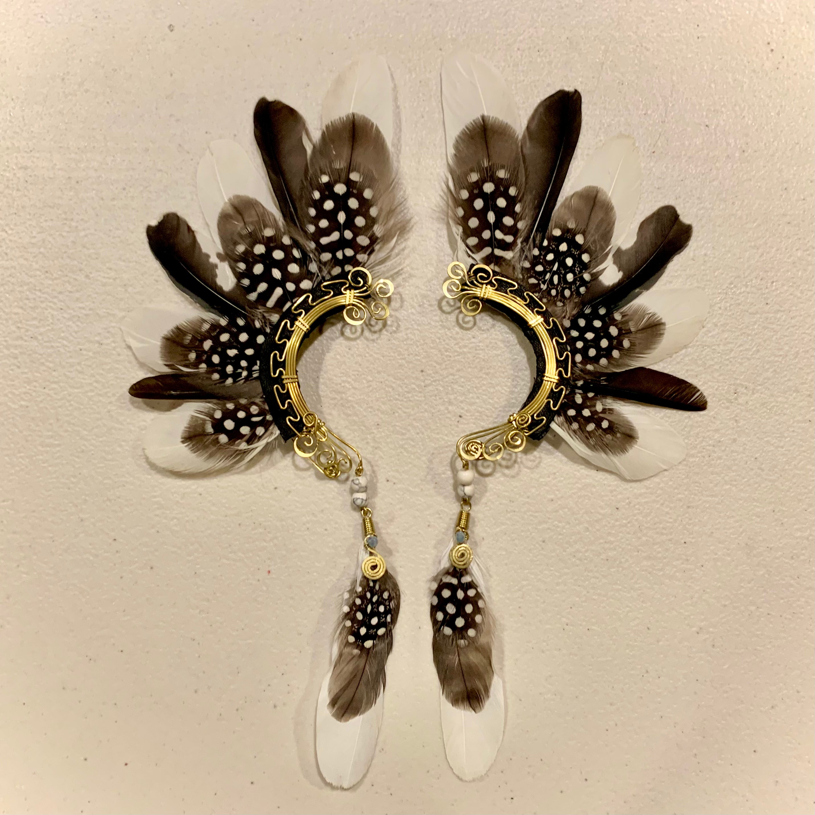 Feather wing cuff Earrings 735