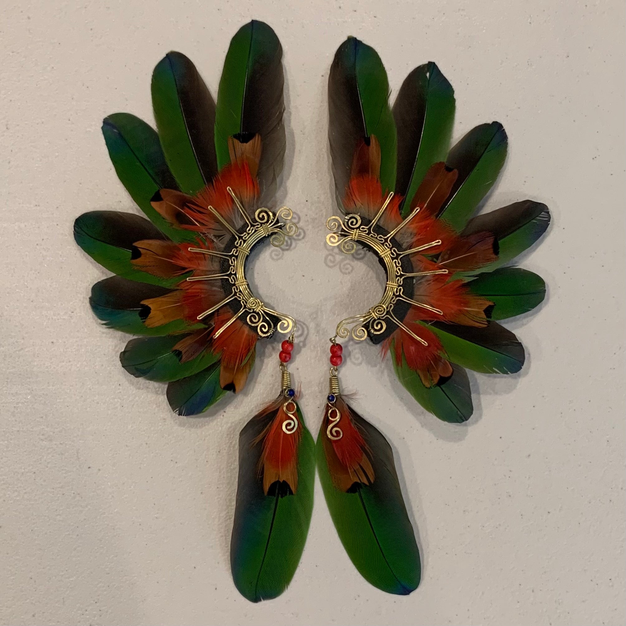 Feather wing Earrings 488