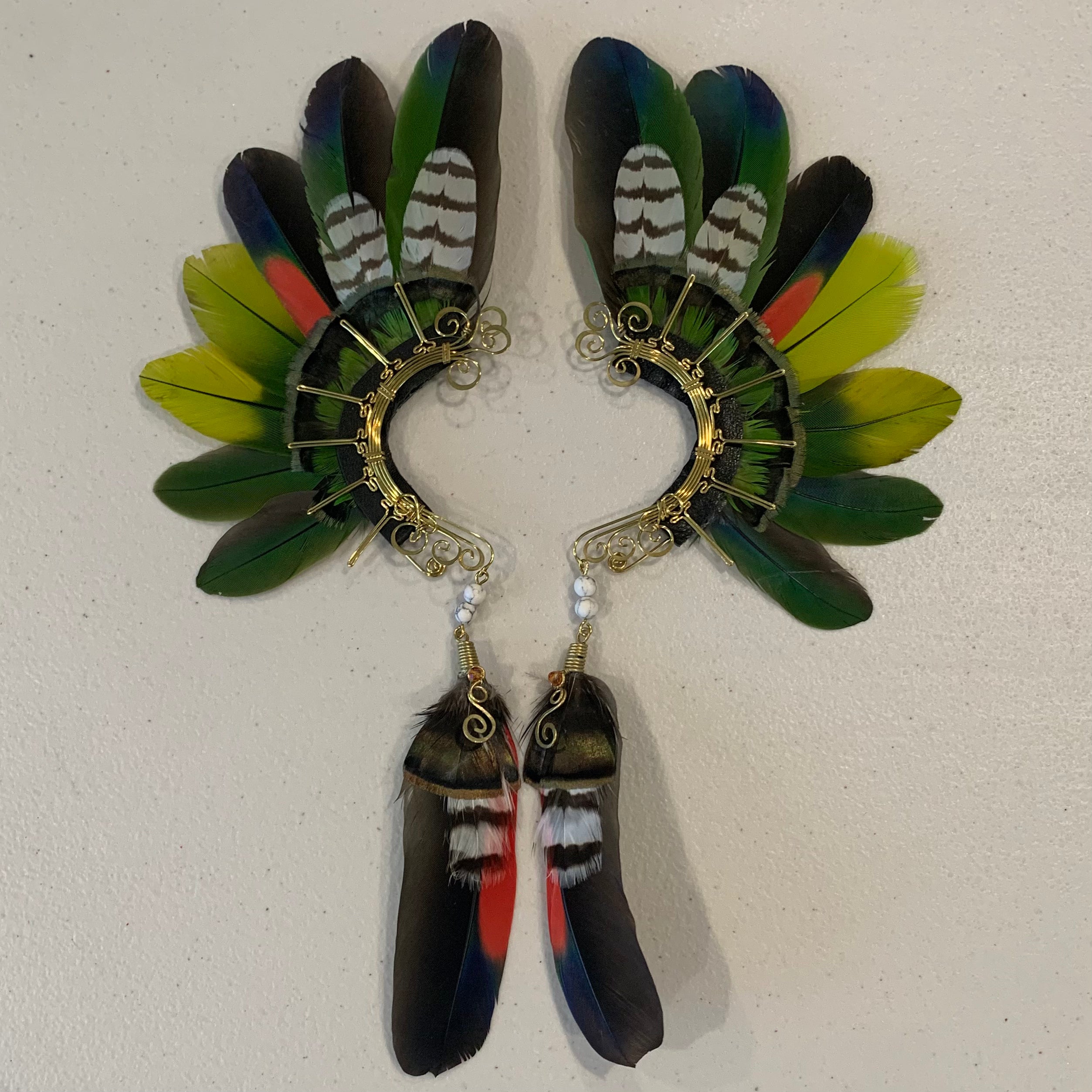 Feather wing Earrings 597