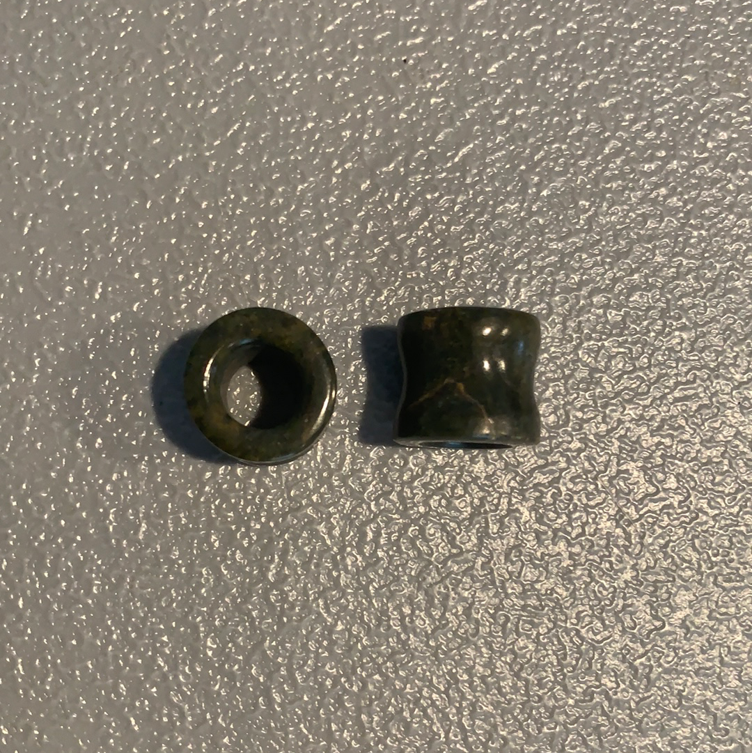 Earrings Jade plugs 5/8”