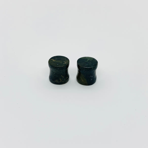 Earrings Jade plugs 7/16”