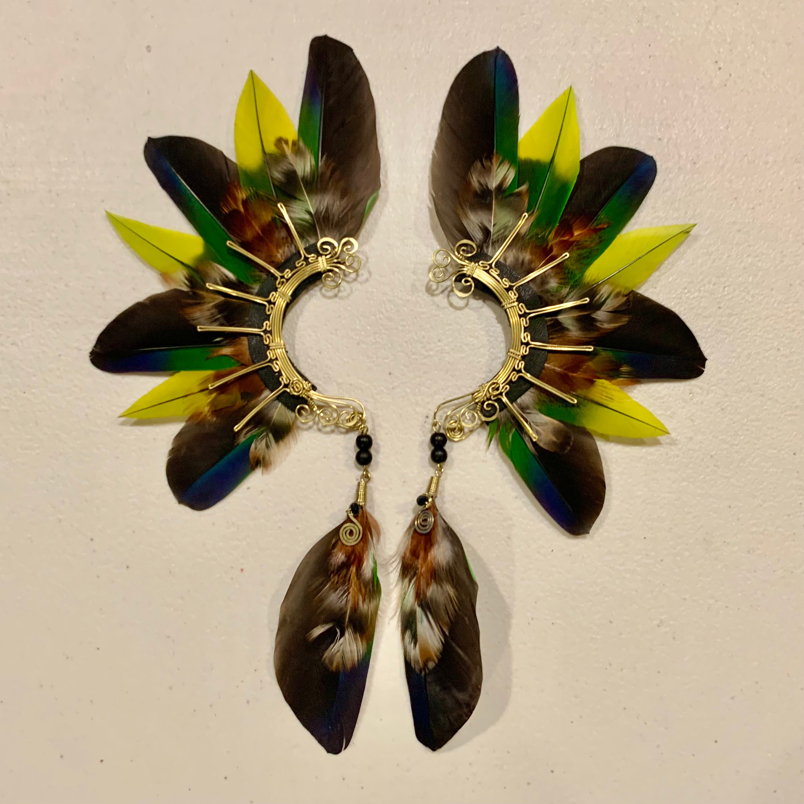 Feather wing cuff Earrings 732