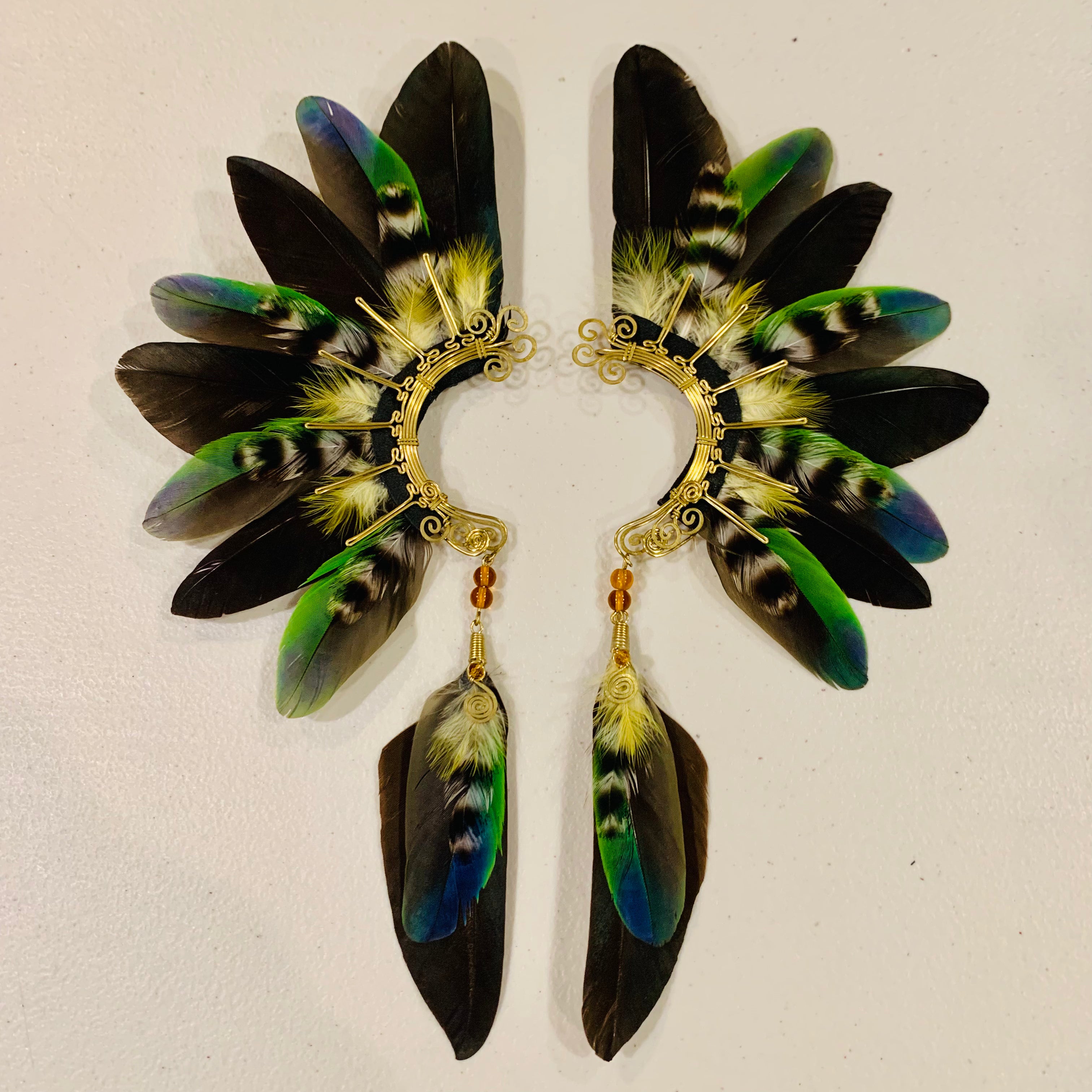 Feather wing cuff Earrings 799