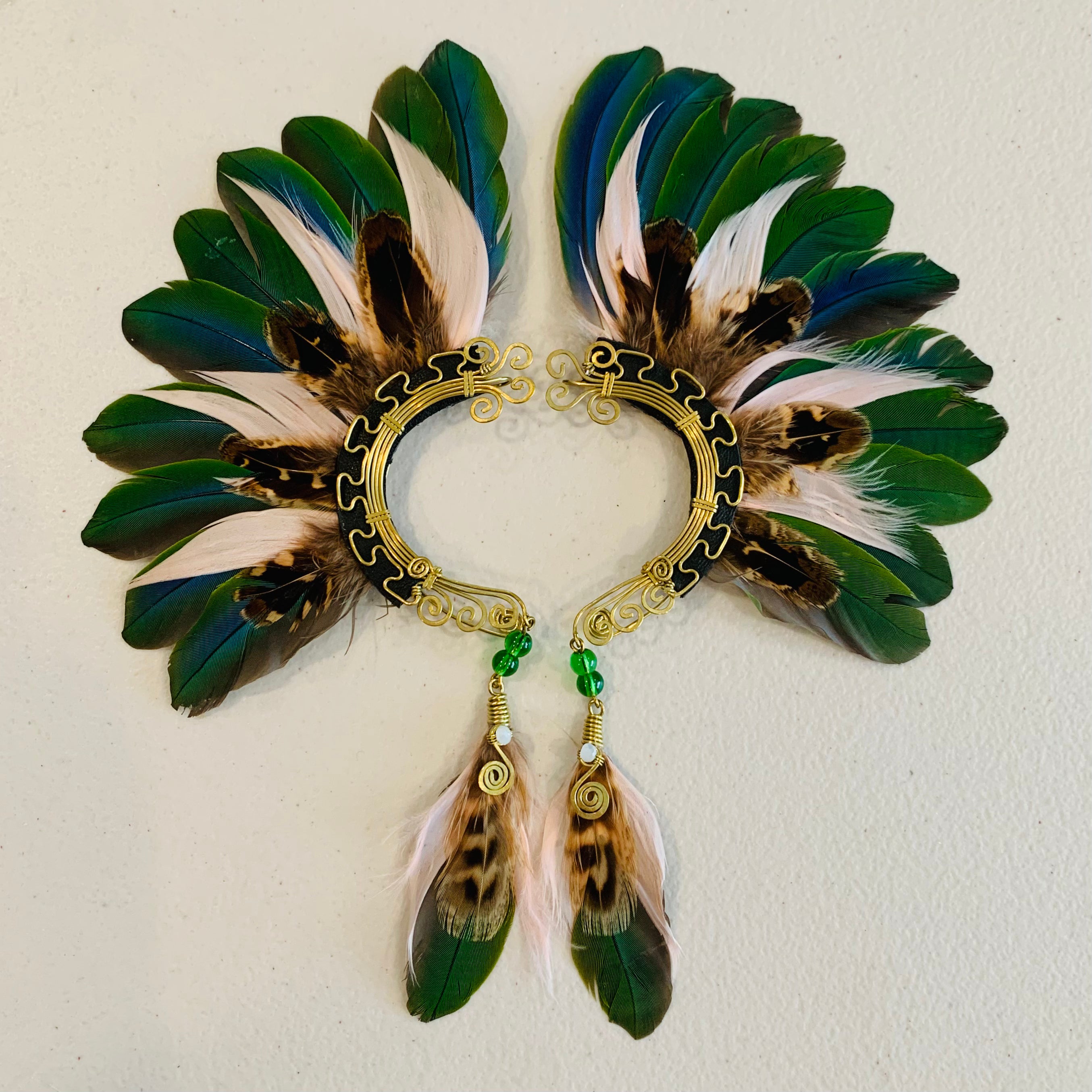 Feather wing cuff Earrings 892