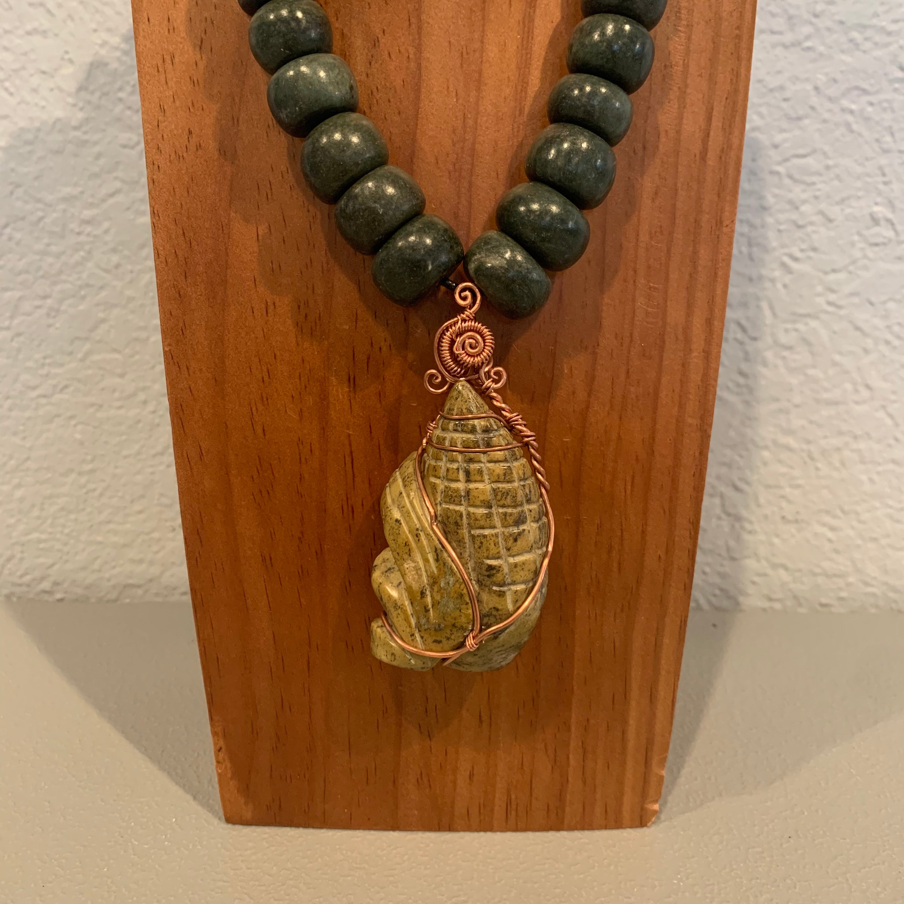 Necklace - Guatamala Jade Corn 2