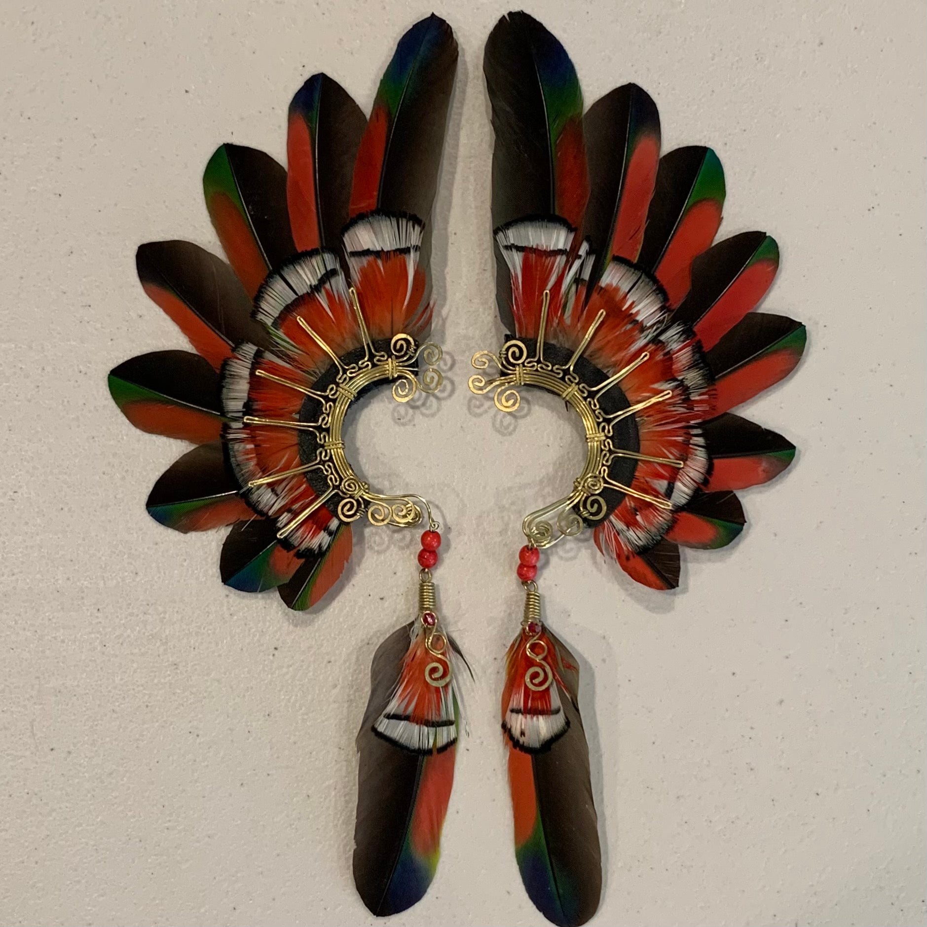 Feather wing Earrings 487
