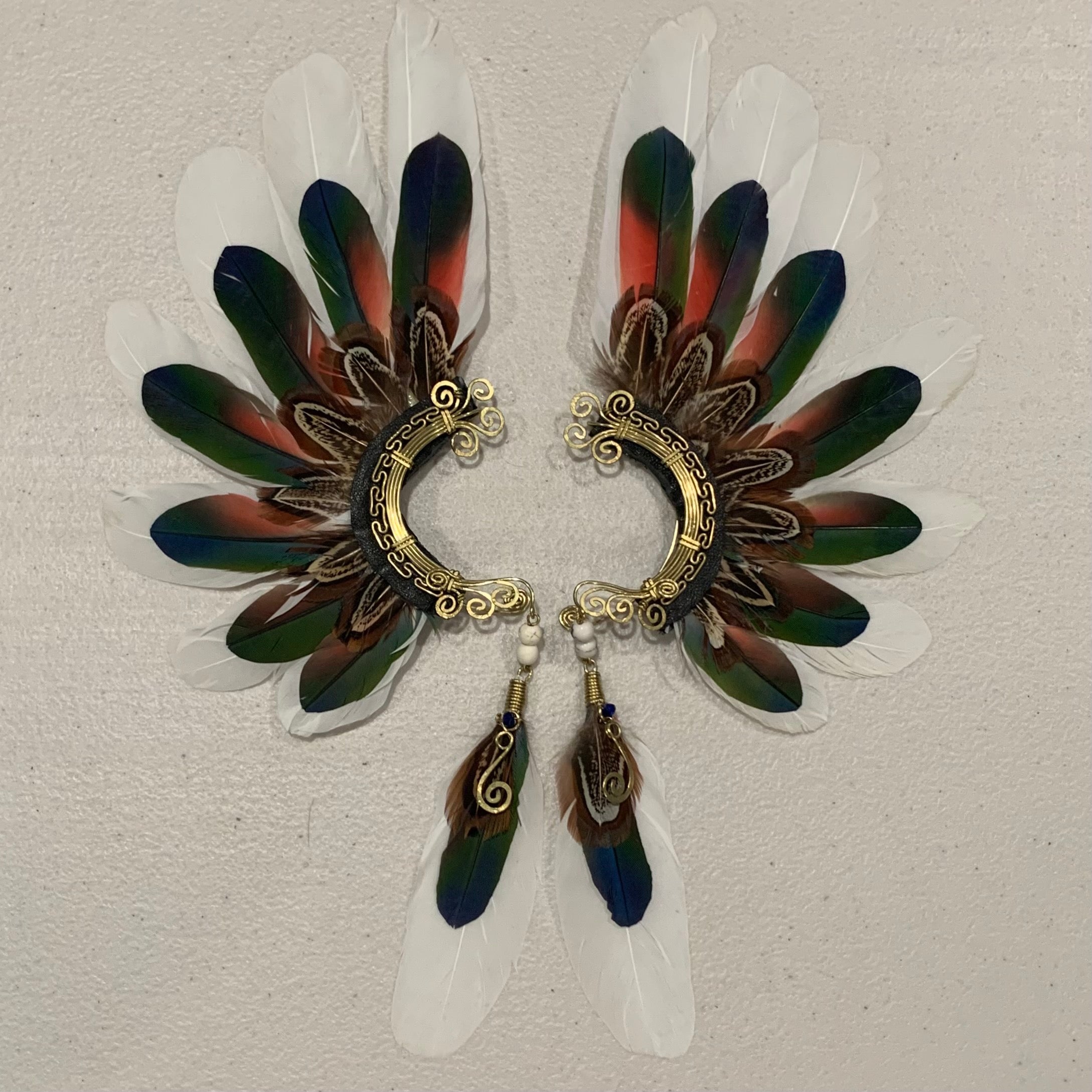 Feather wing Earrings 494