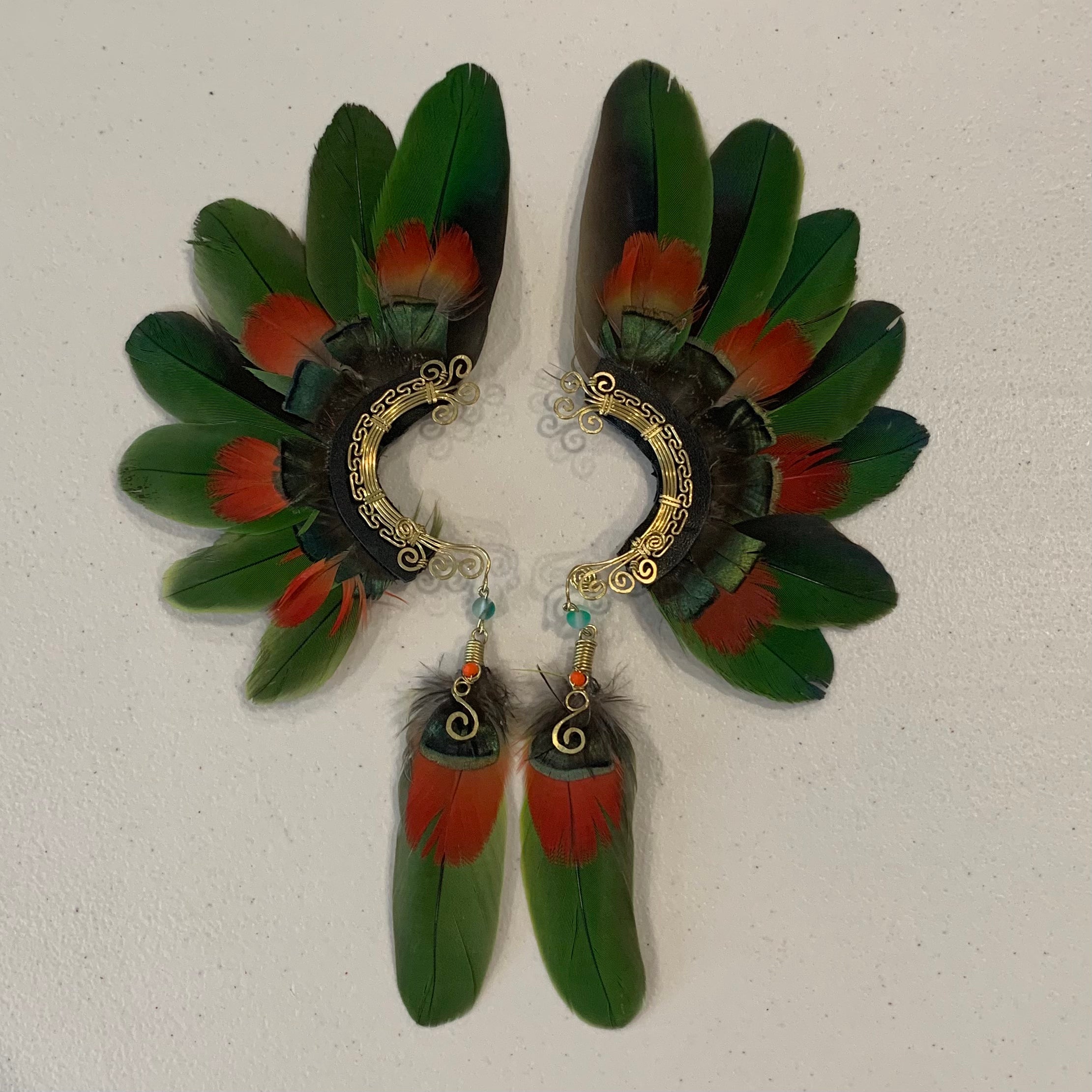 Feather wing Earrings 592
