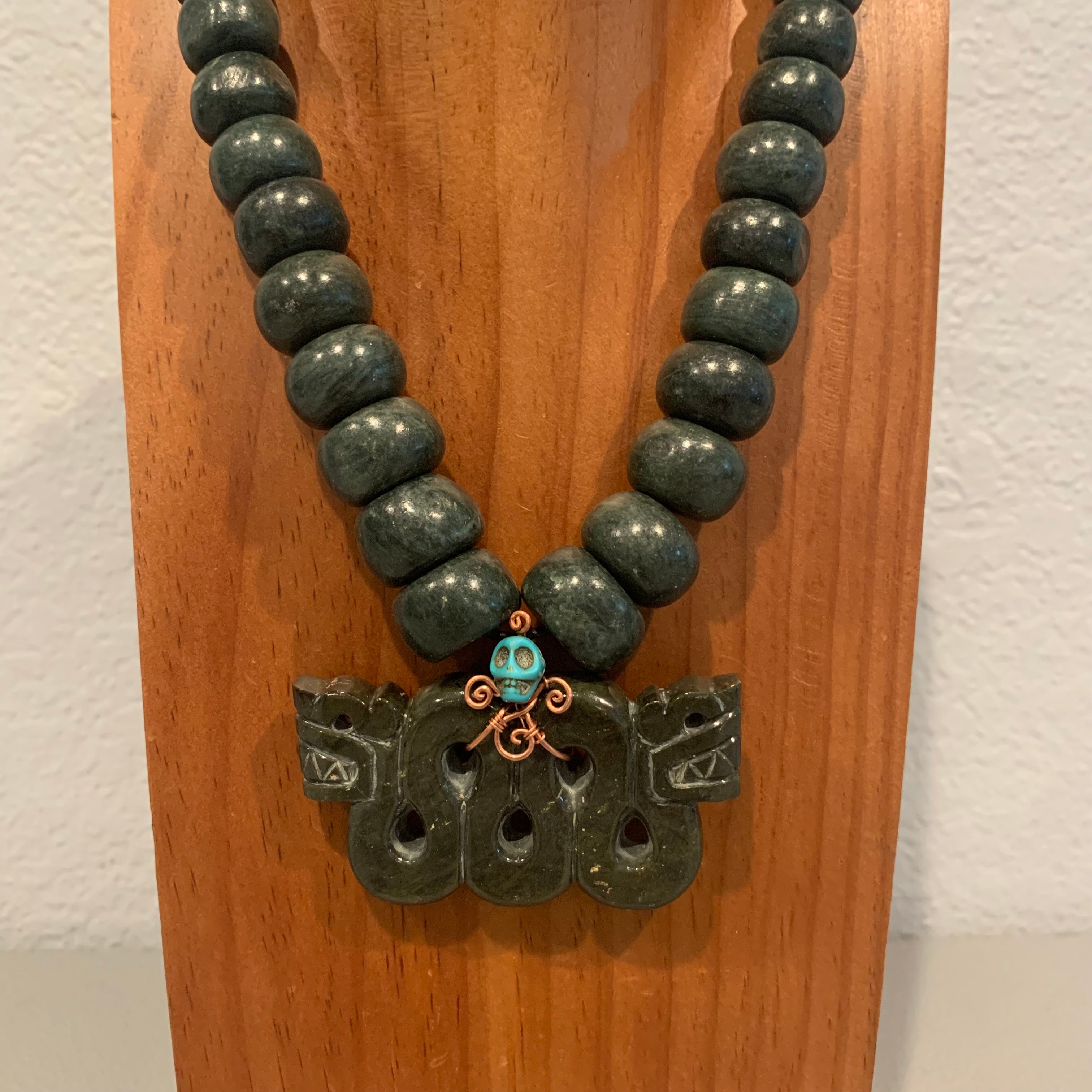 Necklace - Guatamala Jade Quetzalcoatl 38