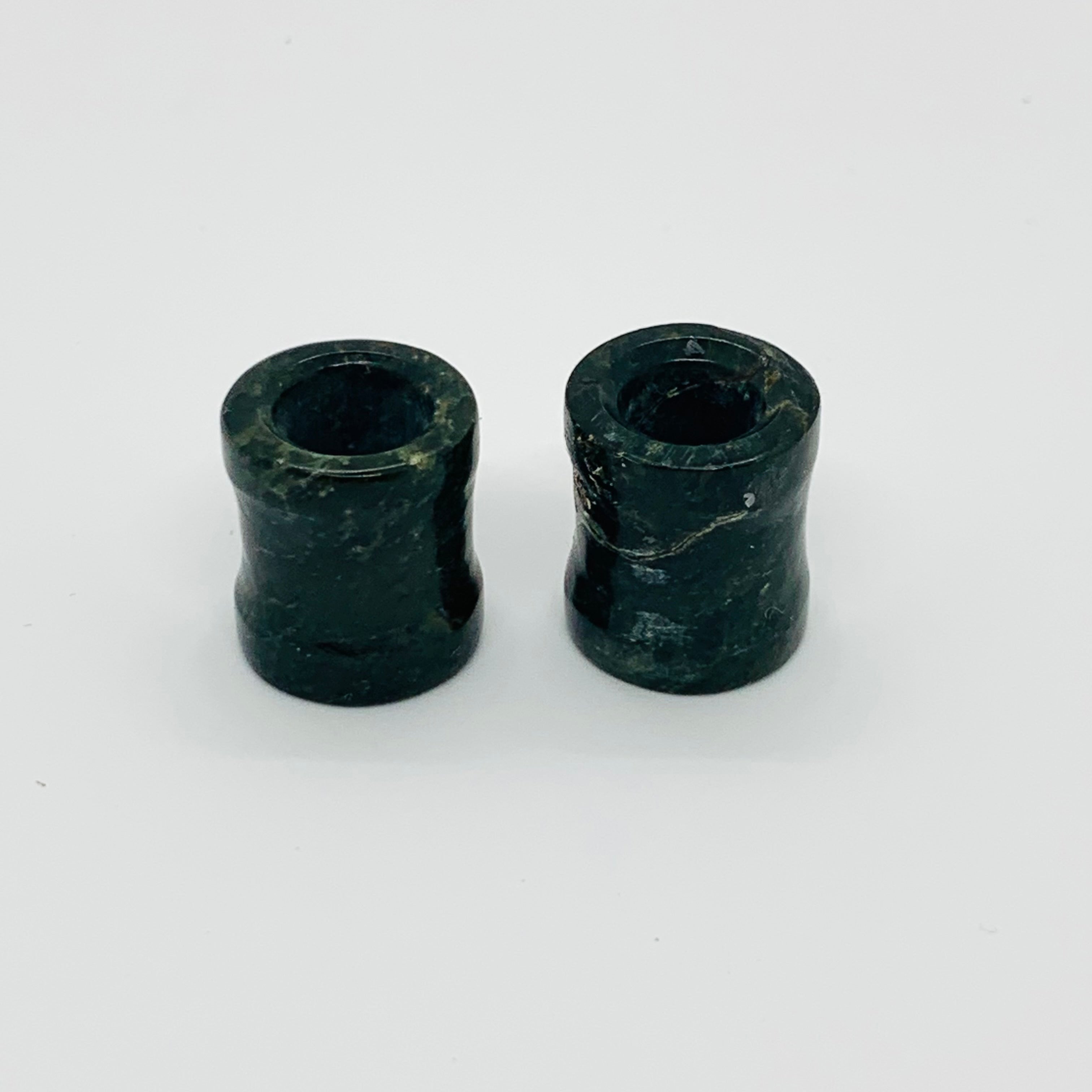 Earrings Jade plugs 9/16”