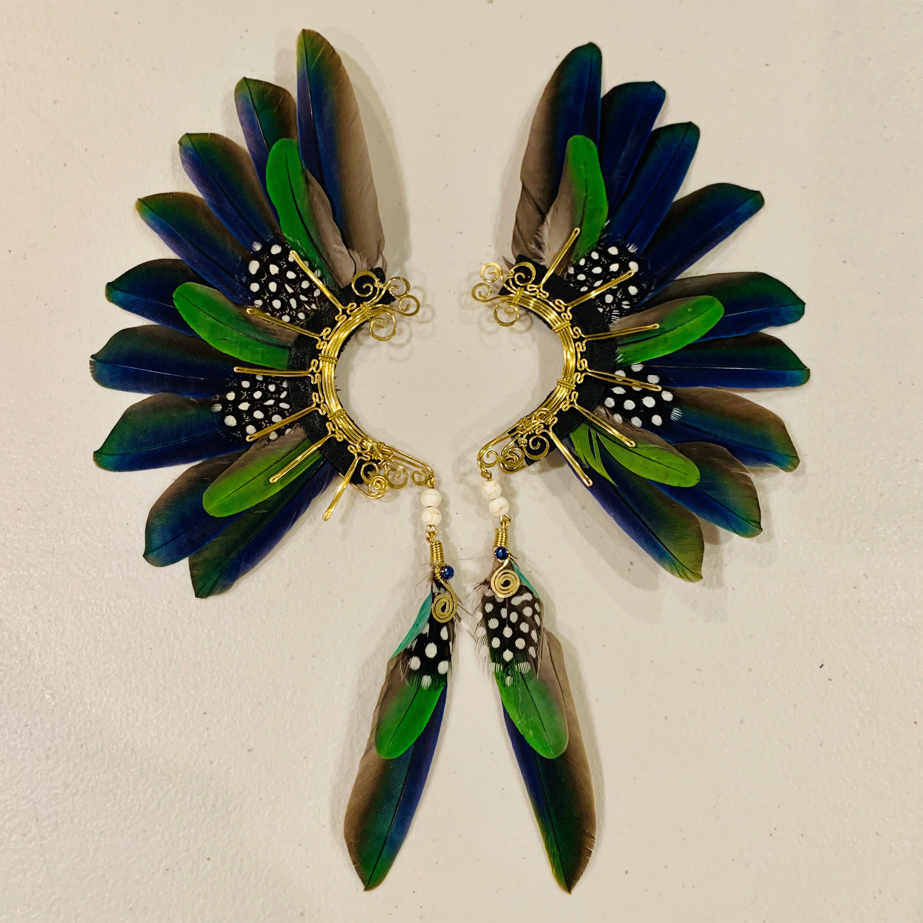Feather wing cuff Earrings 800