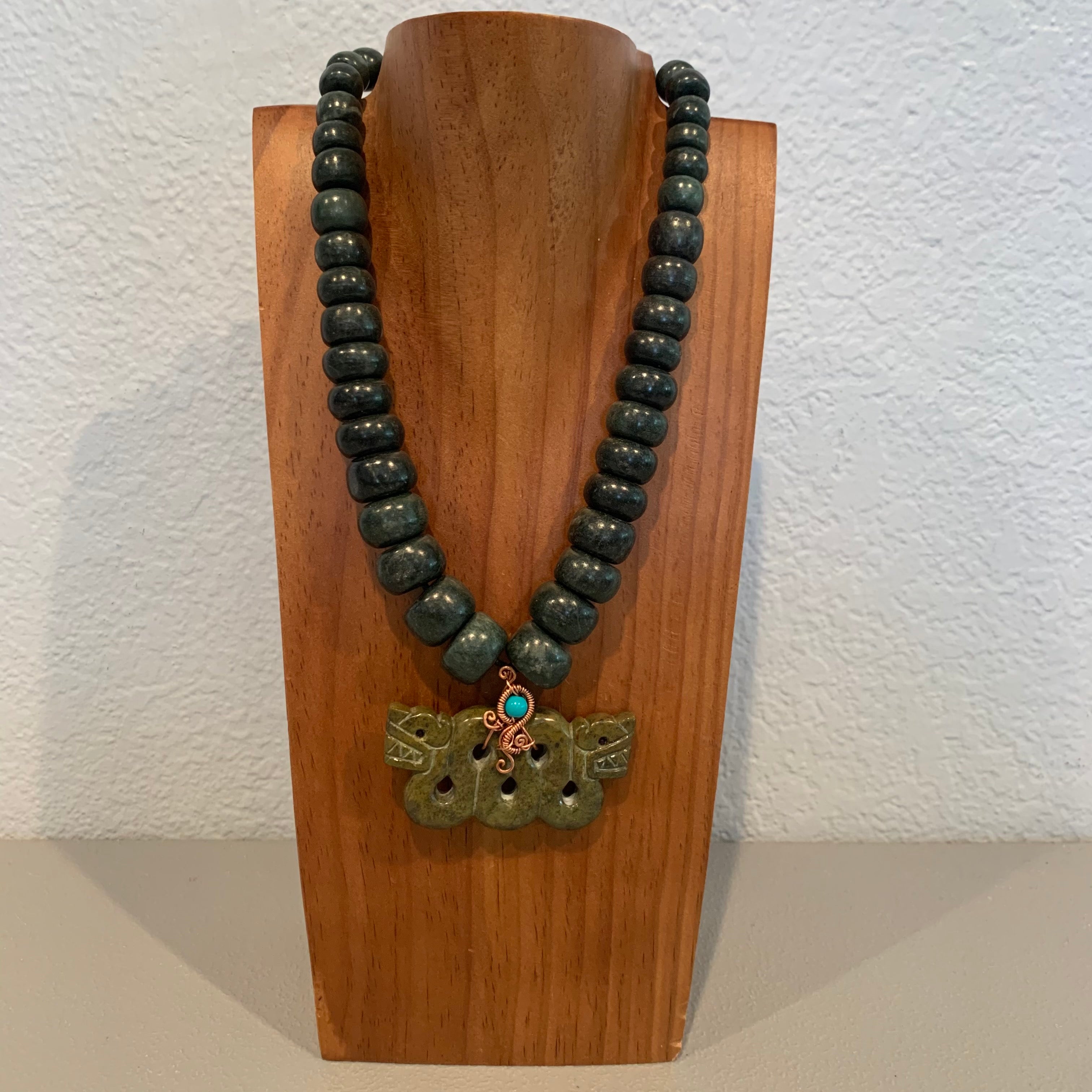 Necklace - Guatamala Jade Quetzalcoatl 26