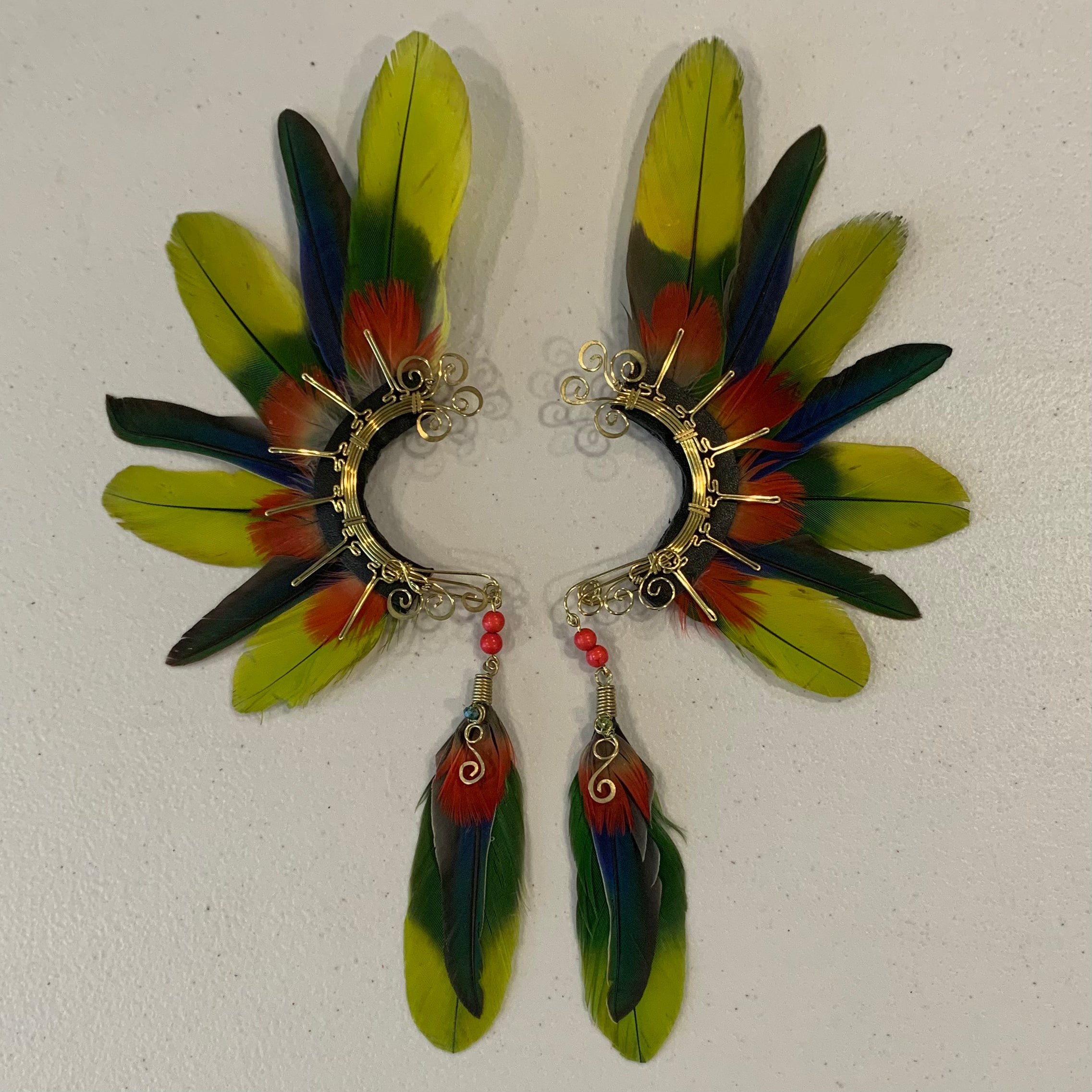 Feather wing Earrings 607