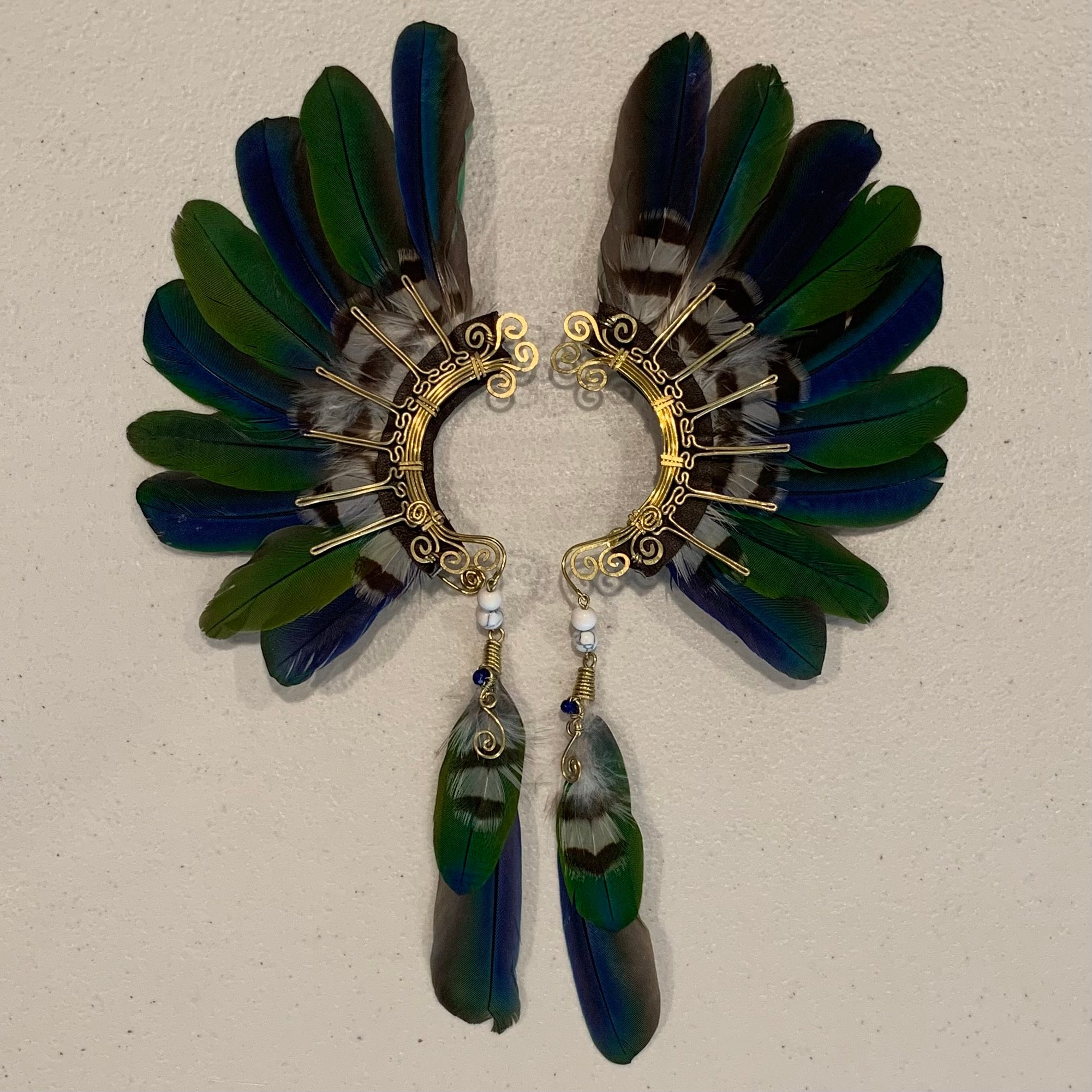 Feather wing Earrings 562