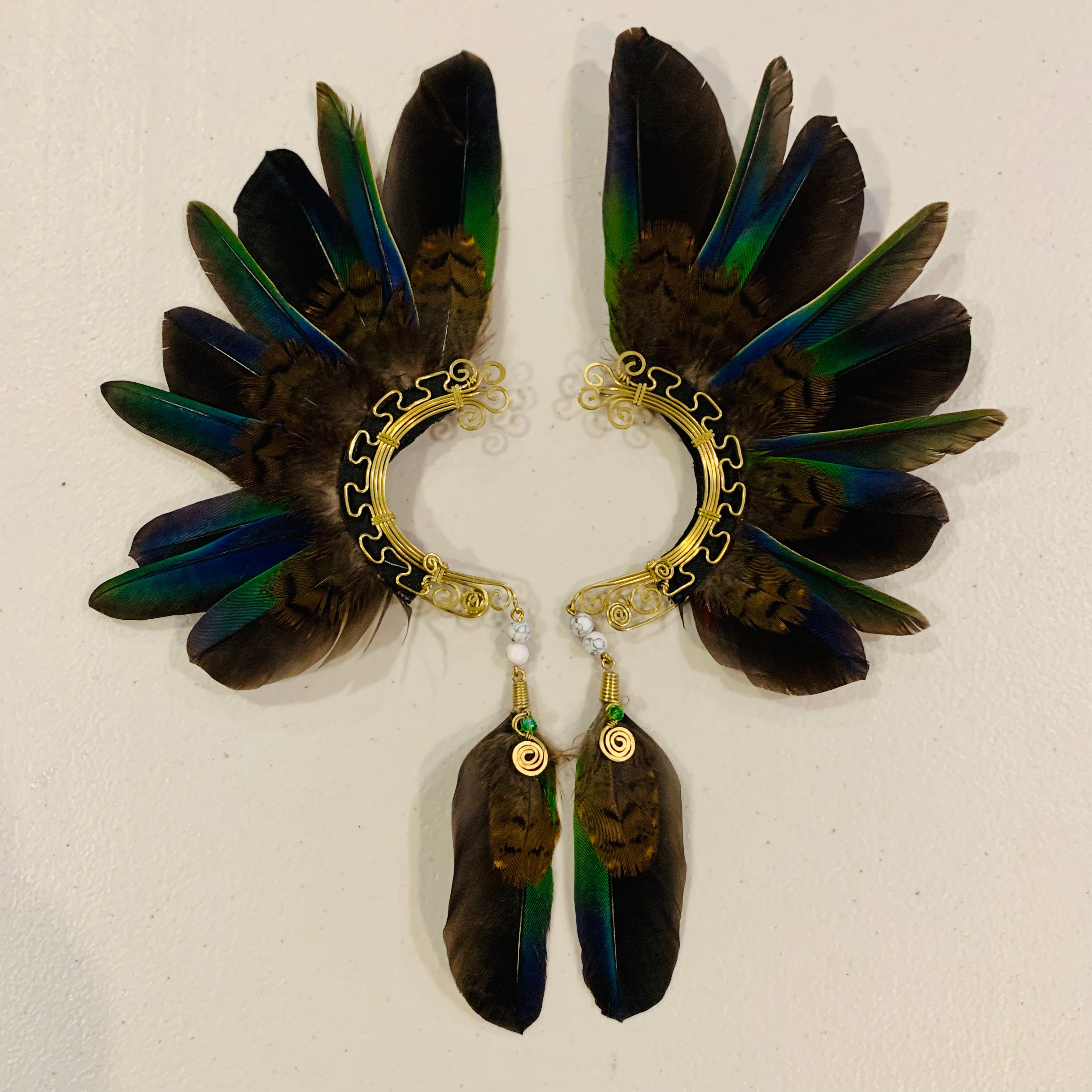Feather wing cuff Earrings 875