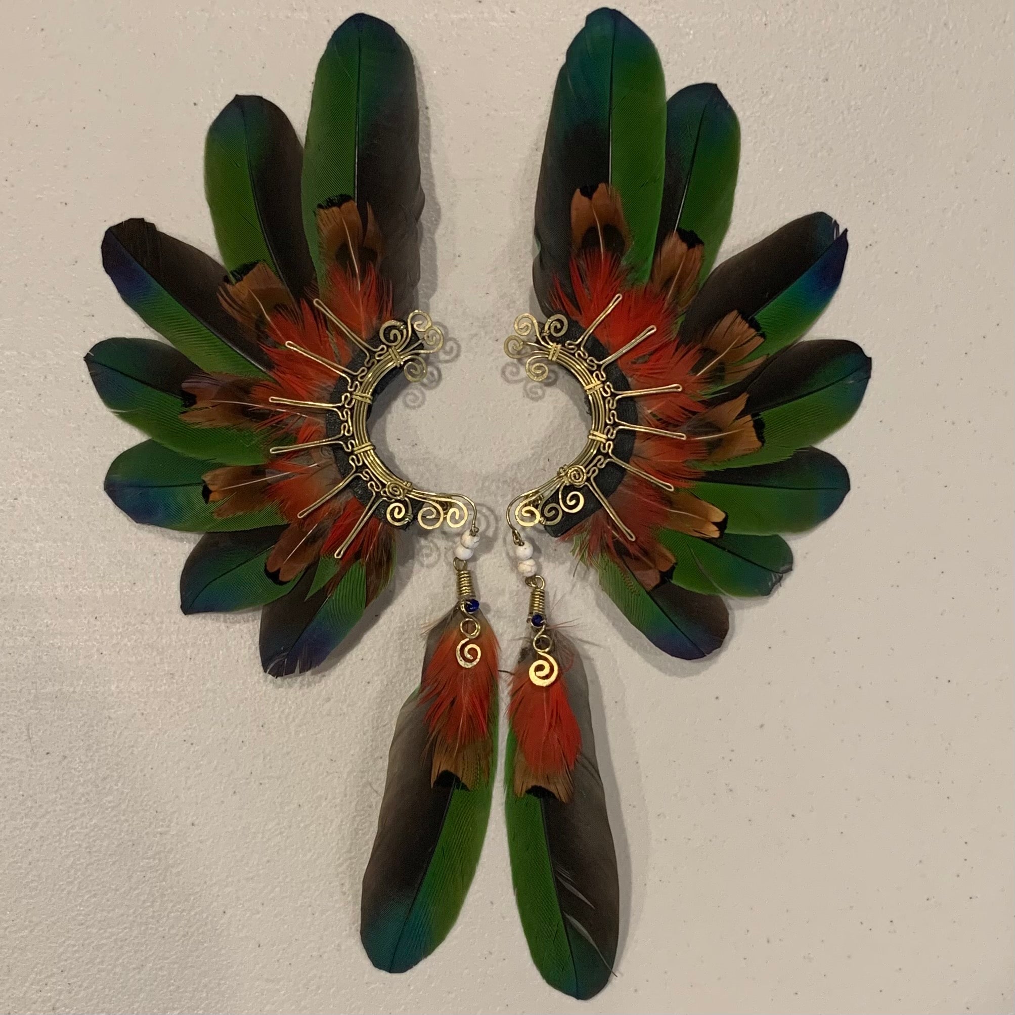 Feather wing Earrings 514