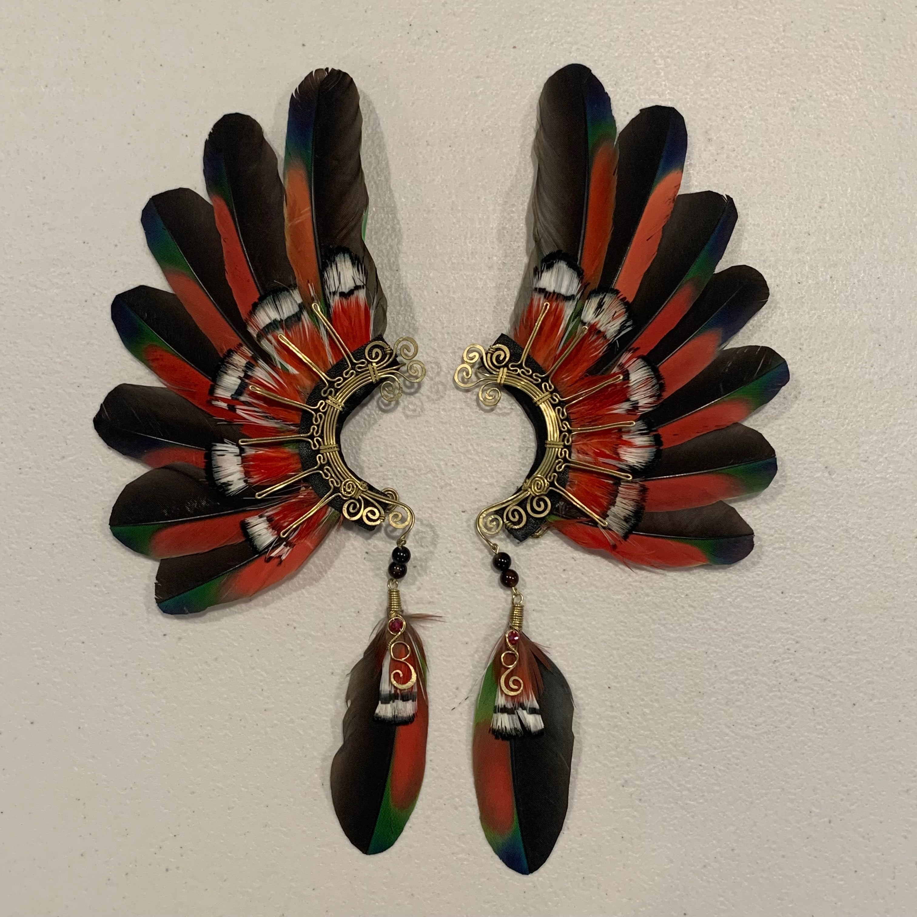 Feather wing Earrings 483