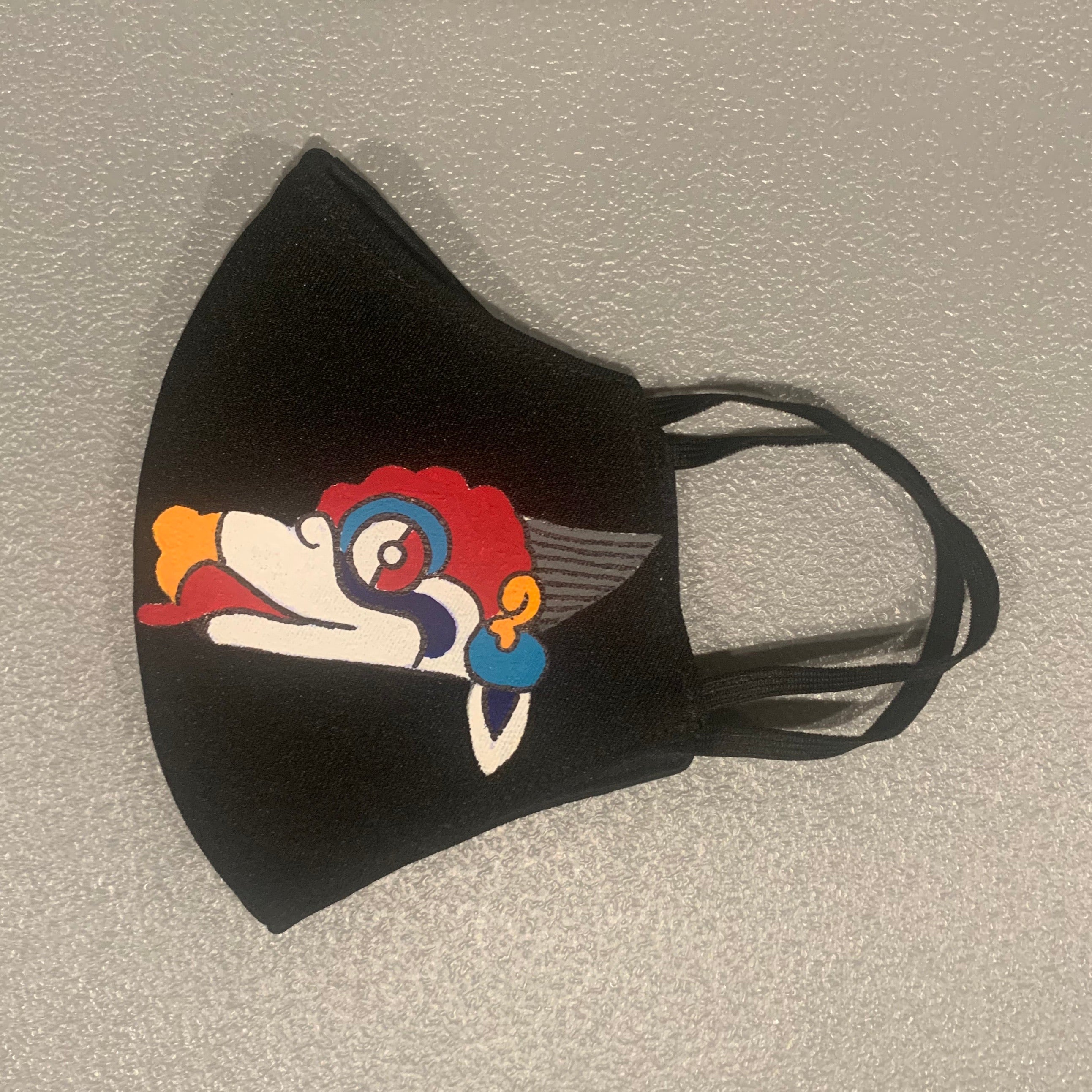 Face mask - hand painted Cozcacuauhtli | Condor 2