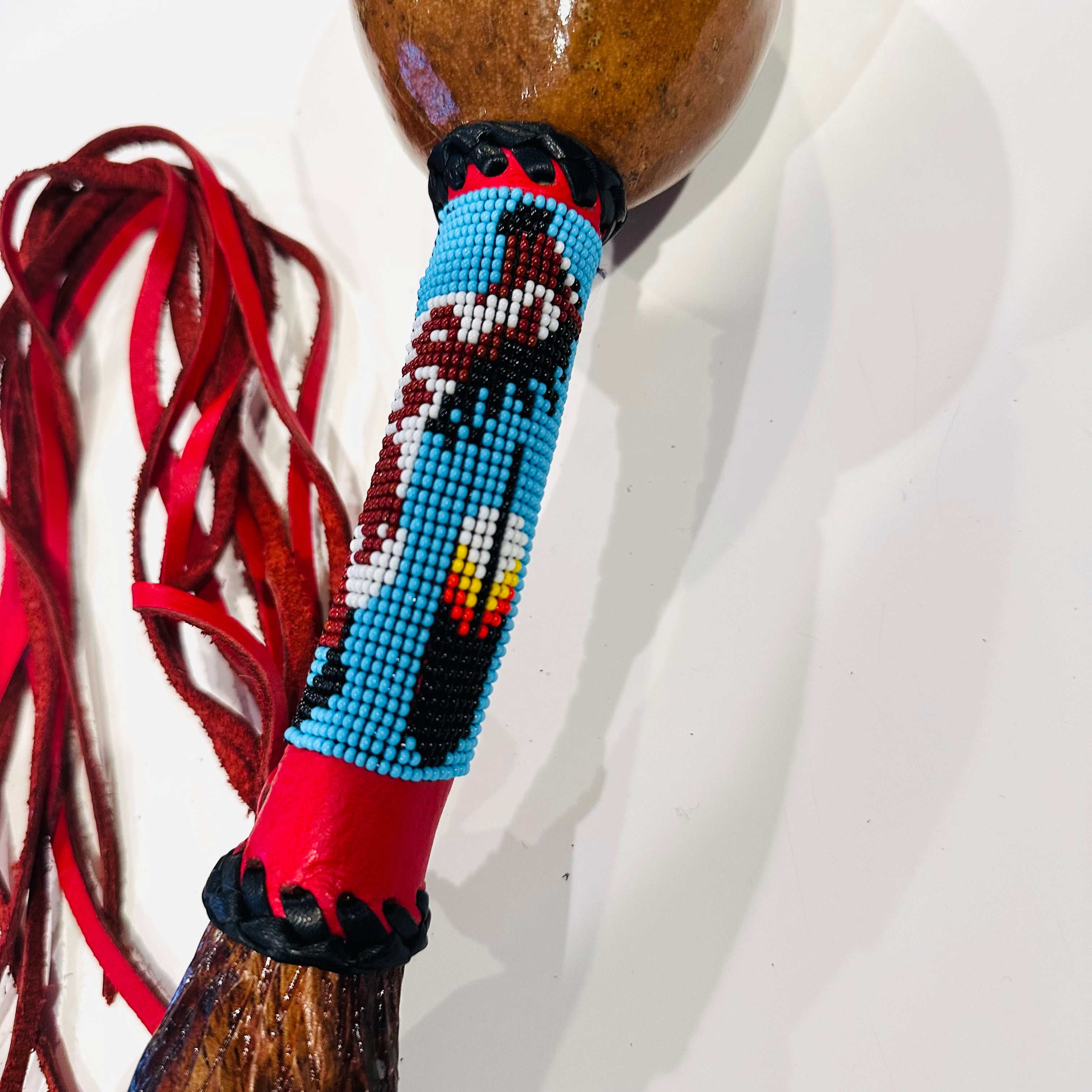 Dance - Gourd Sonaja (Rattle) - Beaded 3