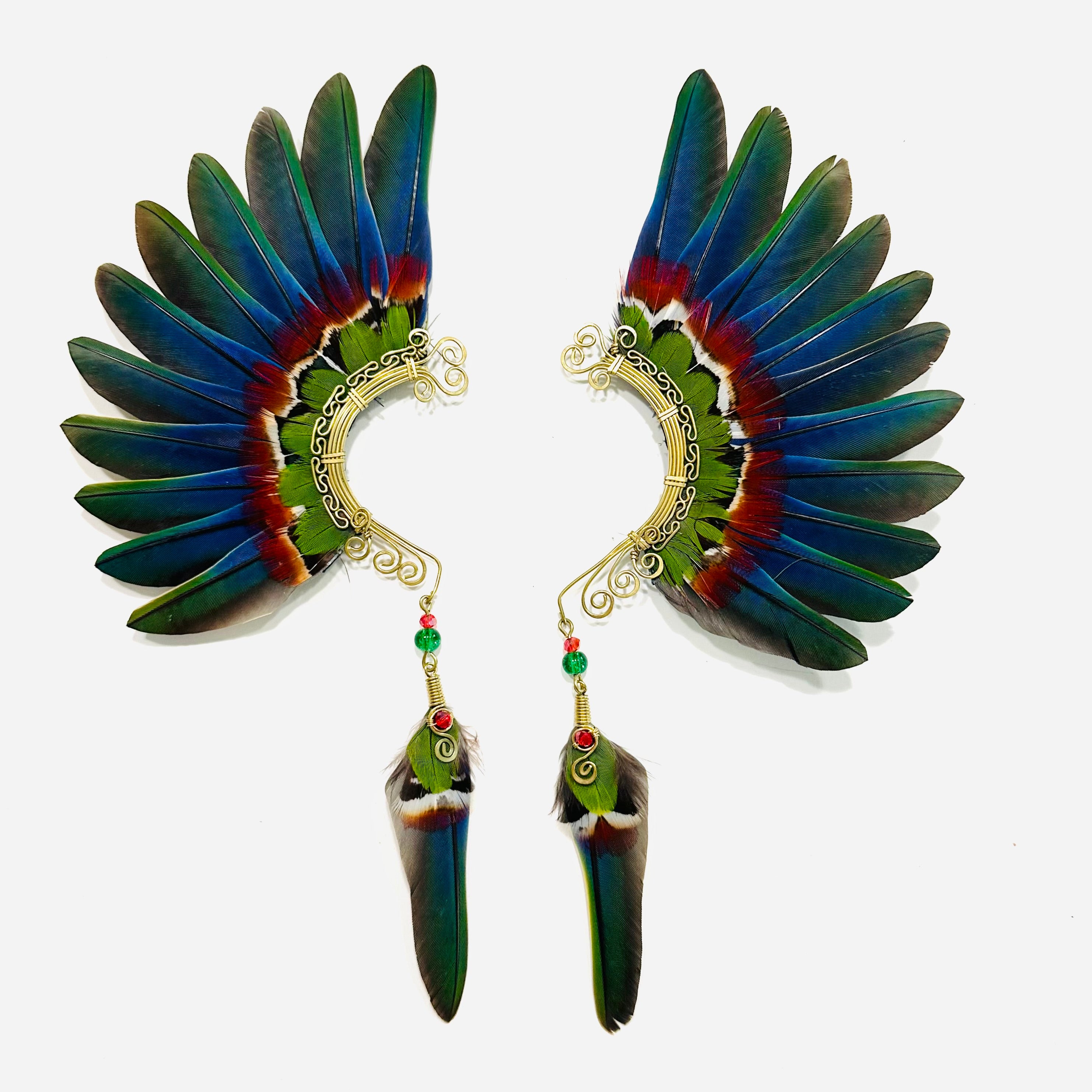 Feather wing cuff Earrings 1190