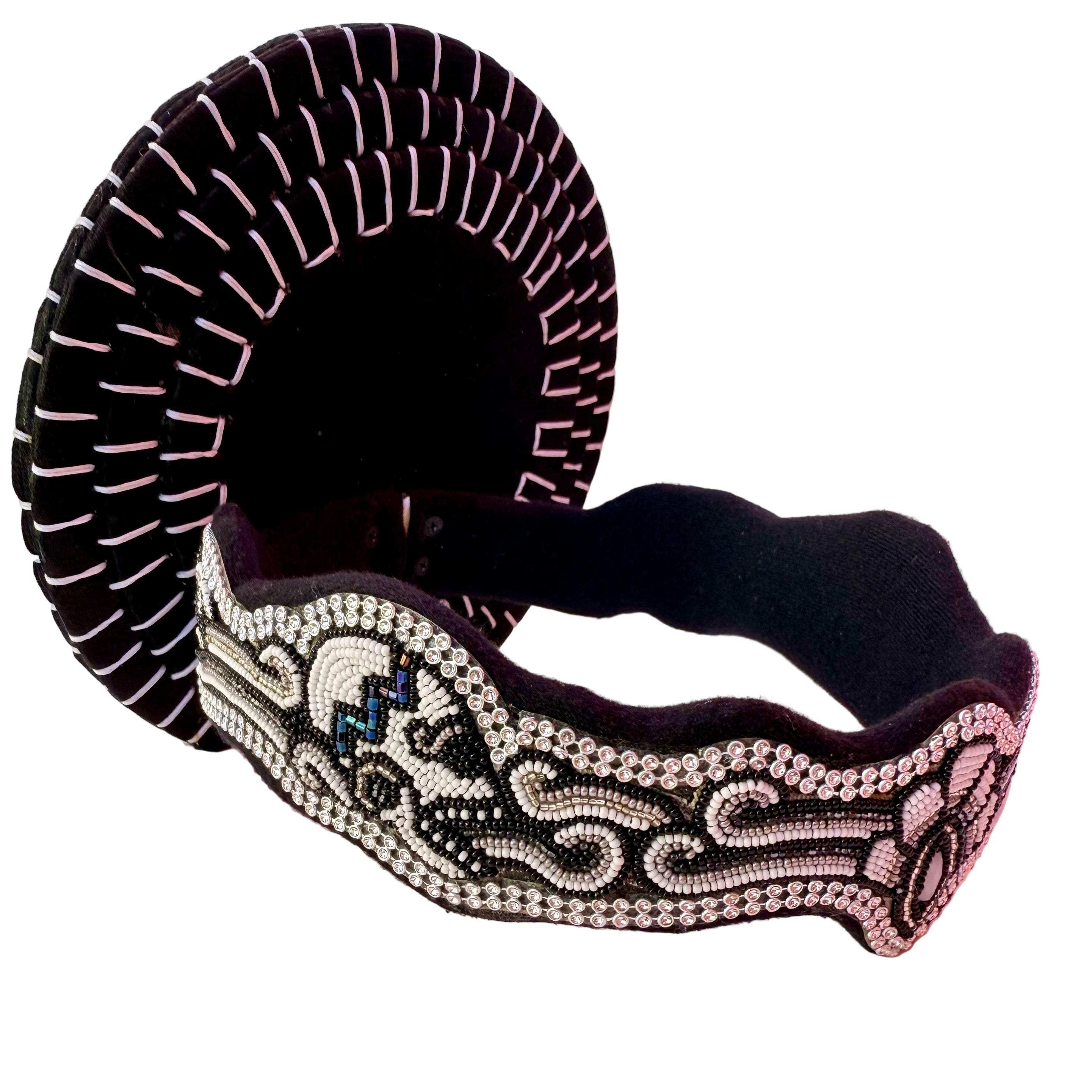 Copilli (Aztec Head Dress) - Beaded - 2 – Tochtli Cultural Wear