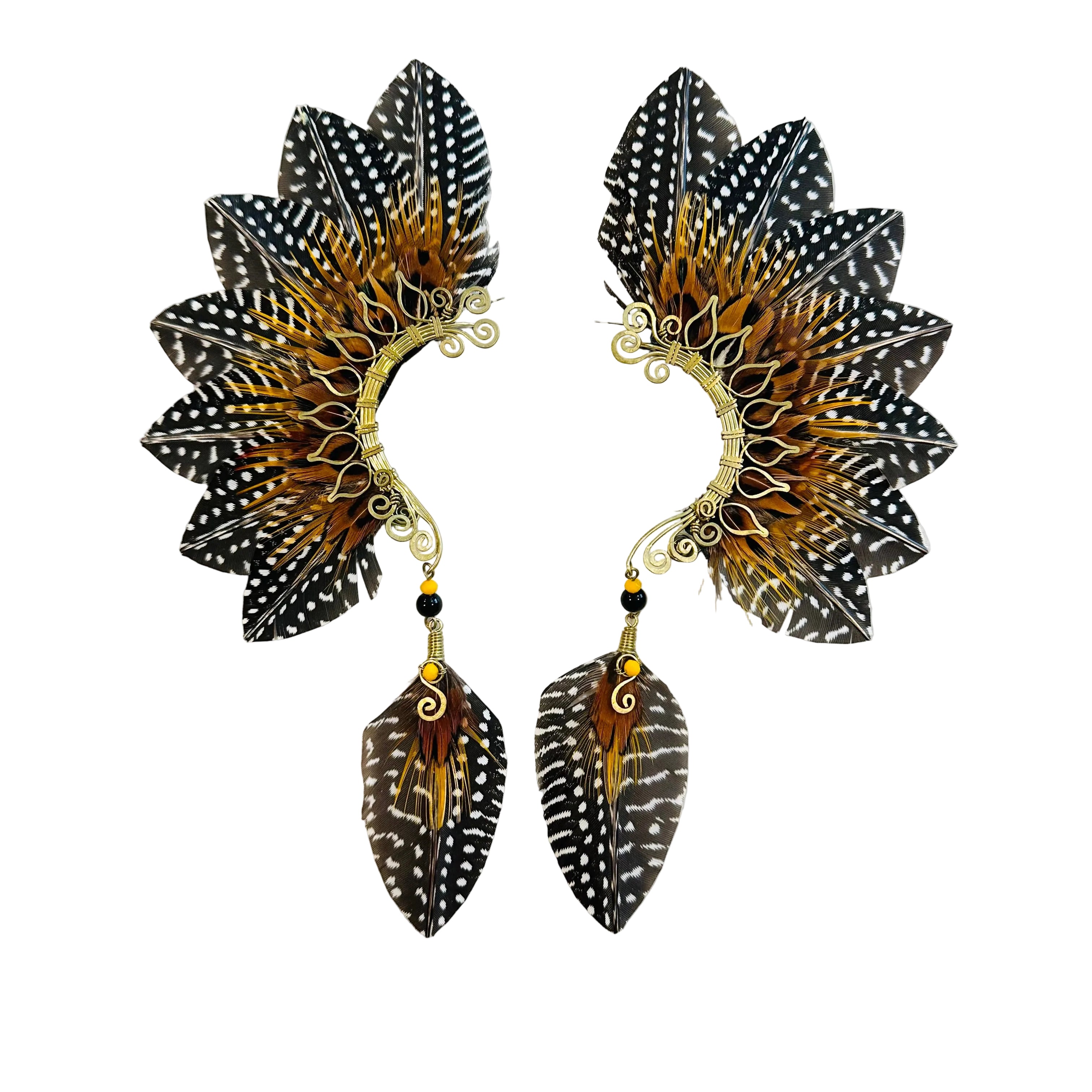Feather wing cuff Earrings 1243