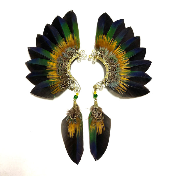 Feather wing cuff Earrings 1099
