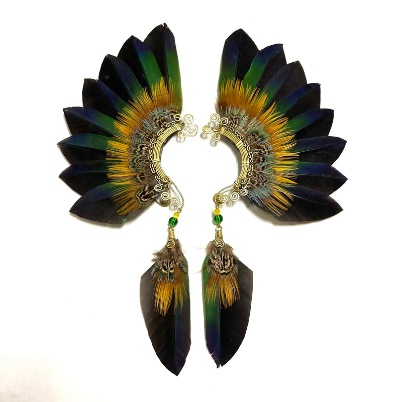 Feather wing cuff Earrings 1099