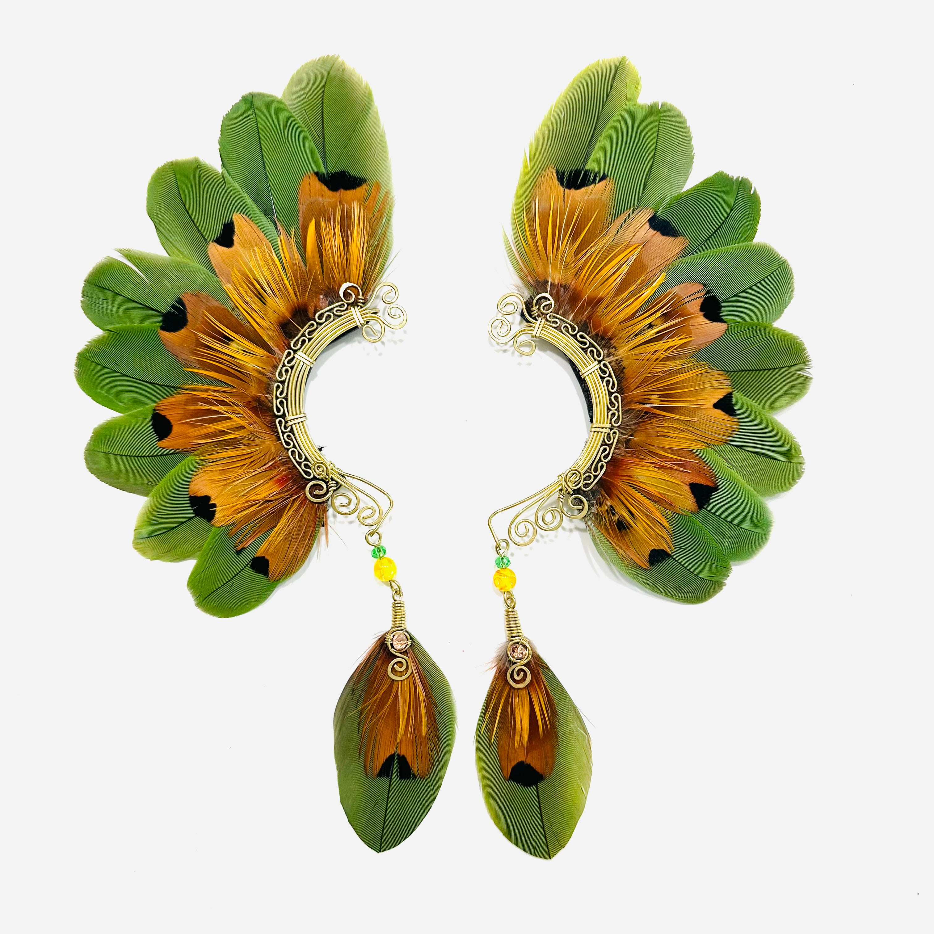 Feather wing cuff Earrings 1179
