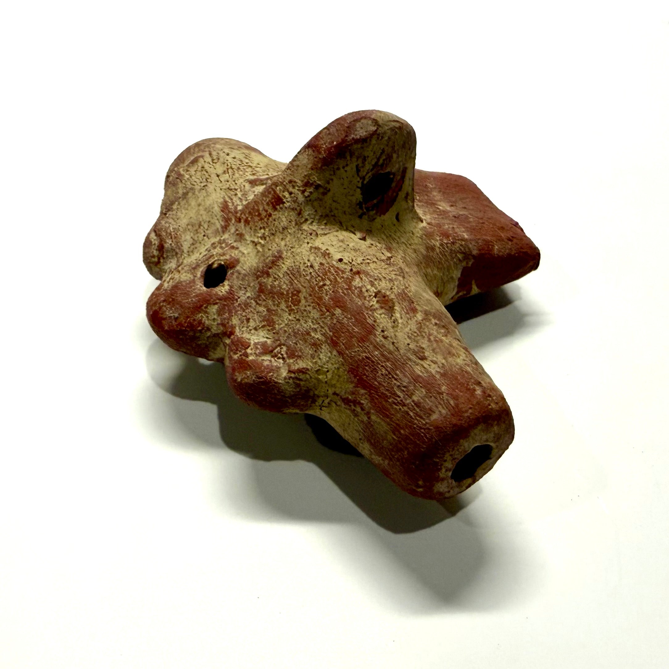 Clay whistle - Aztec Pre-Colombian flute replica