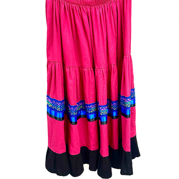 Skirt - Pink/Navy