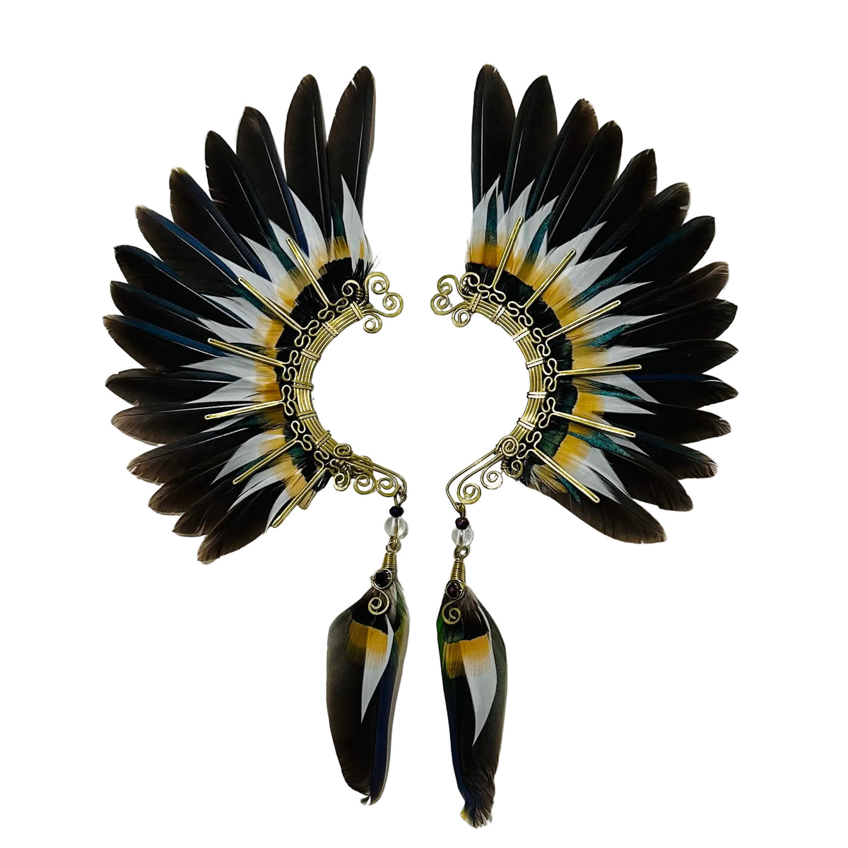 Feather wing cuff Earrings 1283