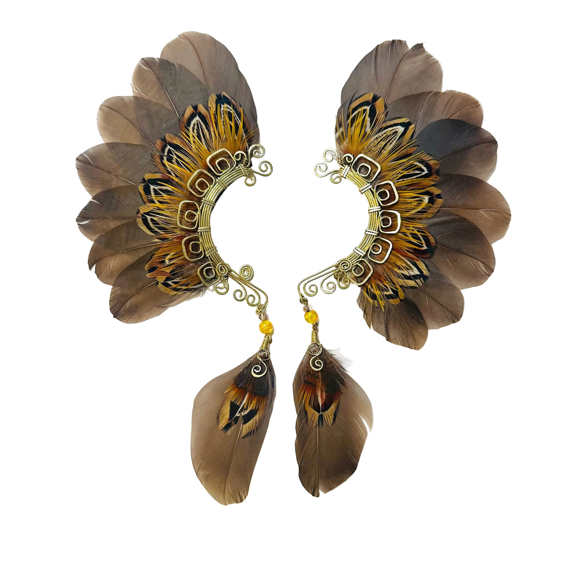 Feather wing cuff Earrings 1308