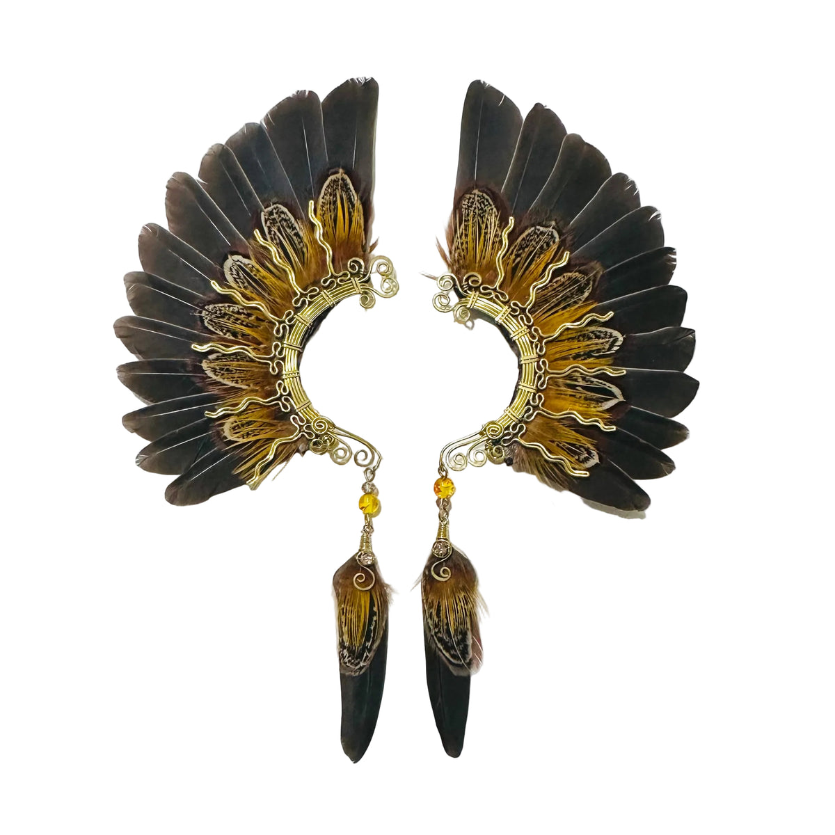 Feather wing cuff Earrings 1291