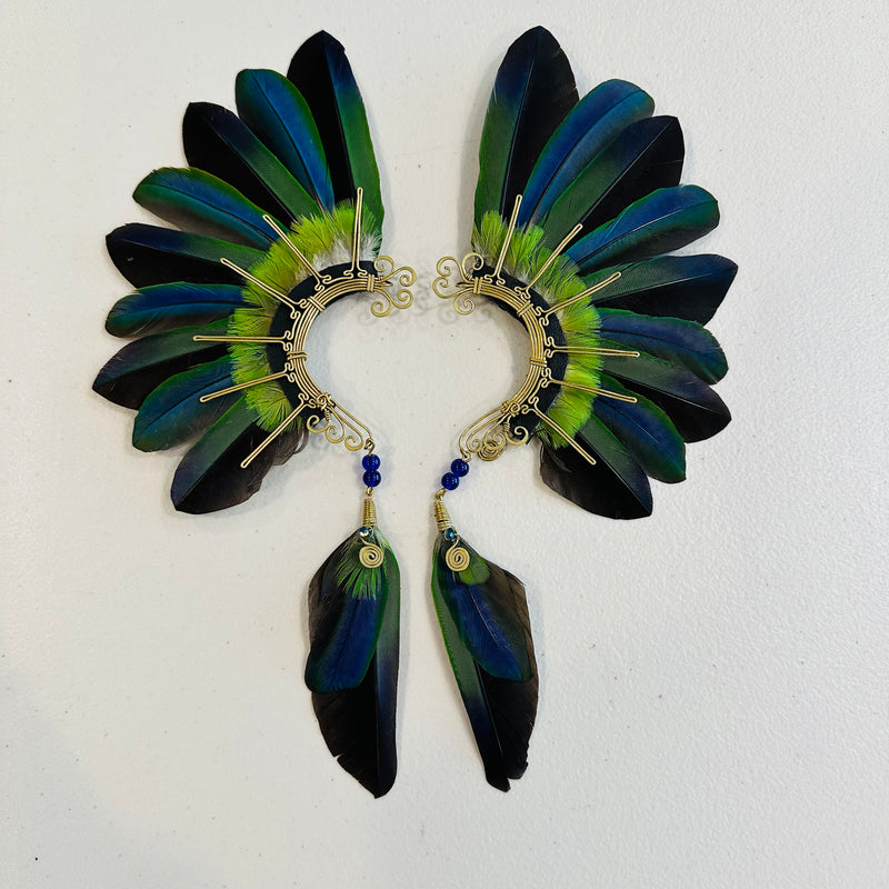 Feather wing cuff Earrings 930